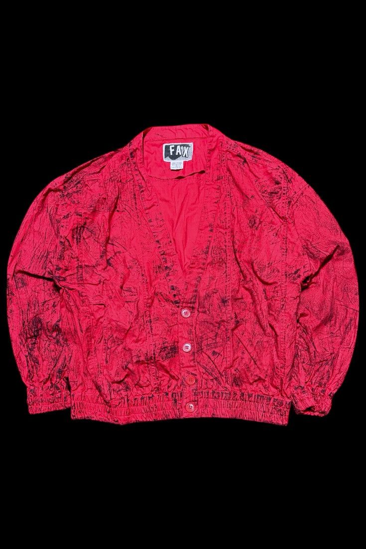 Japanese Brand Crazy FAX wax paint jacket Size US M / EU 48-50 / 2 - 1 Thumbnail