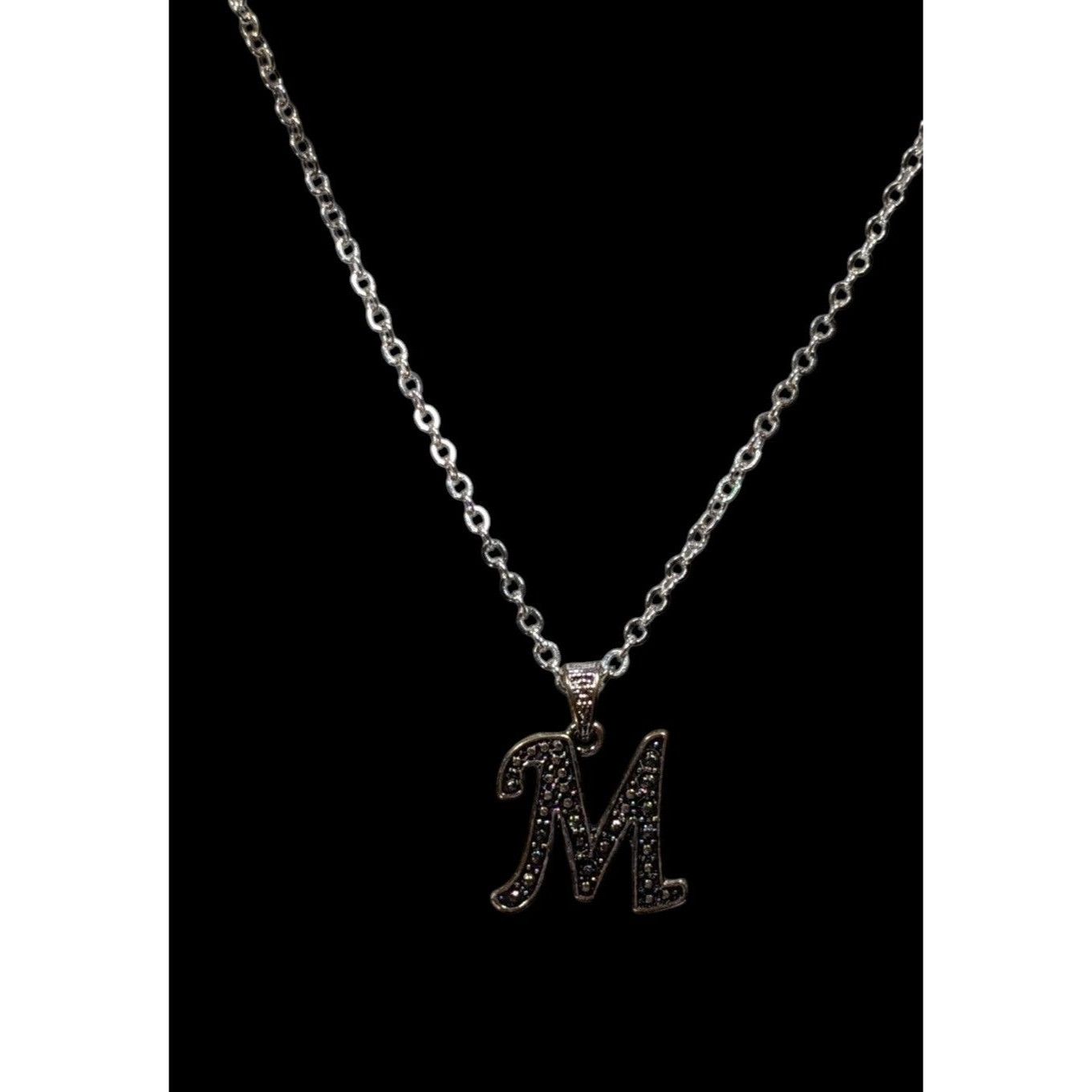 Other Casual M Initial Silver Tone Pendant Necklace Size ONE SIZE - 4 Thumbnail