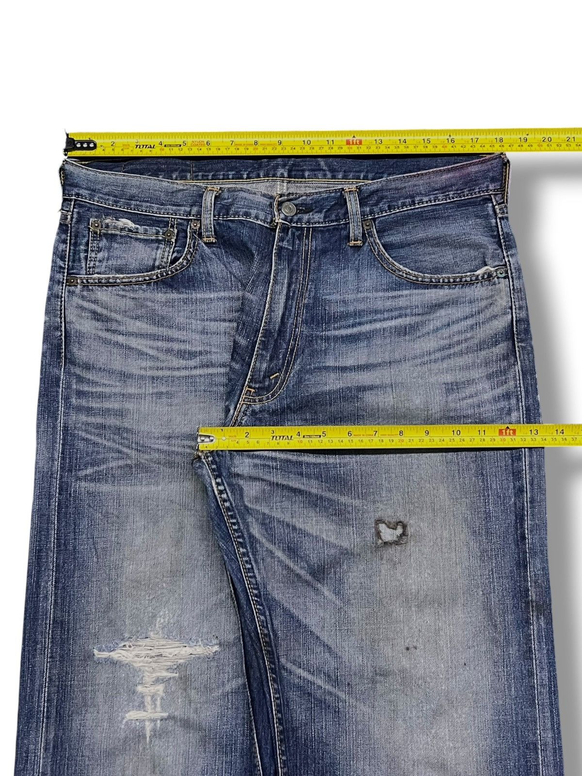 Levi's Baggy Vintage 07s Levi’s 703 - Faded Wash, Distressed Denim Size US 36 / EU 52 - 17 Thumbnail