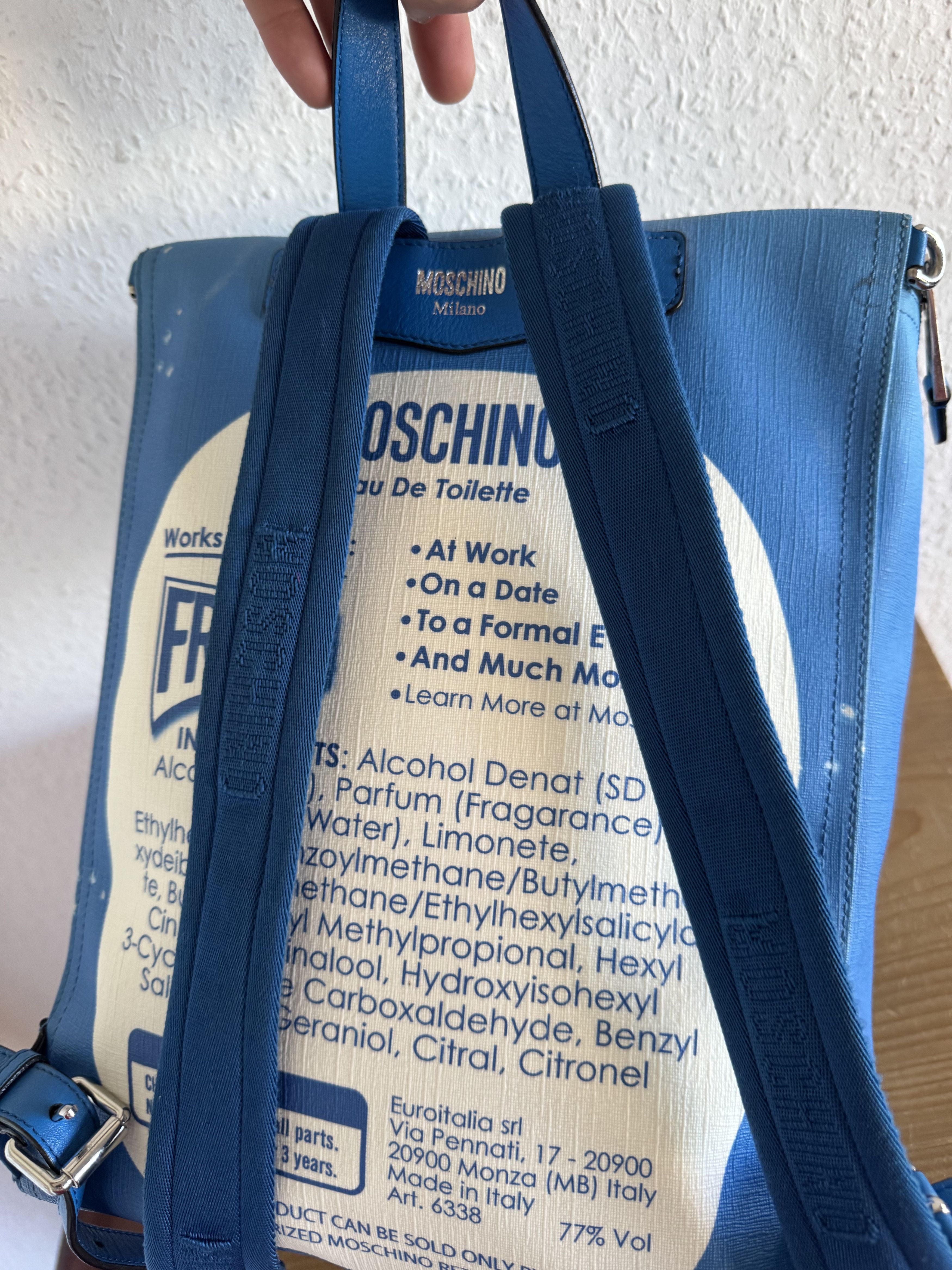 Moschino Fresh Couture Bottle Backpack Size ONE SIZE - 6 Thumbnail