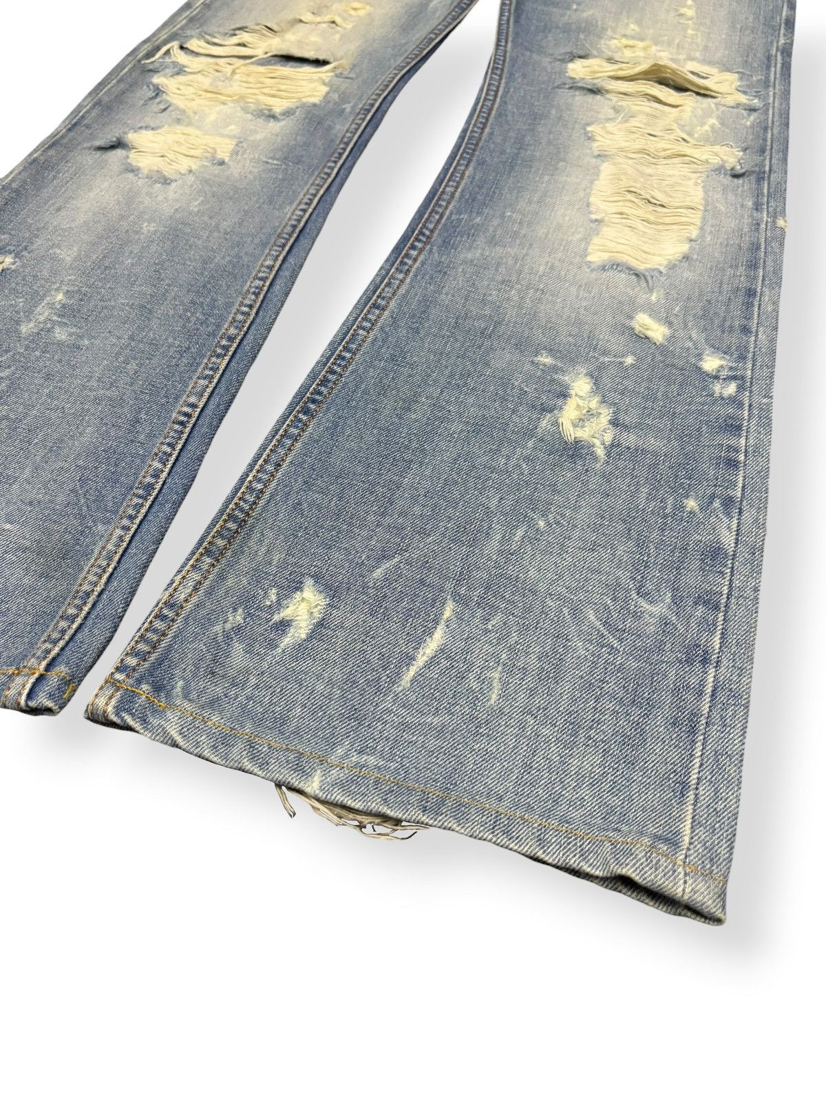 Diesel Vintage Diesel Industry Zatiny Flare Distressed Grunge Jeans Size US 29 - 8 Thumbnail
