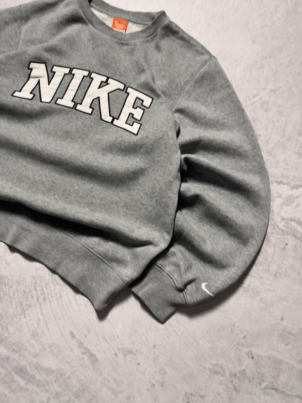 Nike × Vintage 00s Nike Vintage Big Logo Oversize Sweatshirt Crewneck Y2K Size US L / EU 52-54 / 3 - 3 Thumbnail