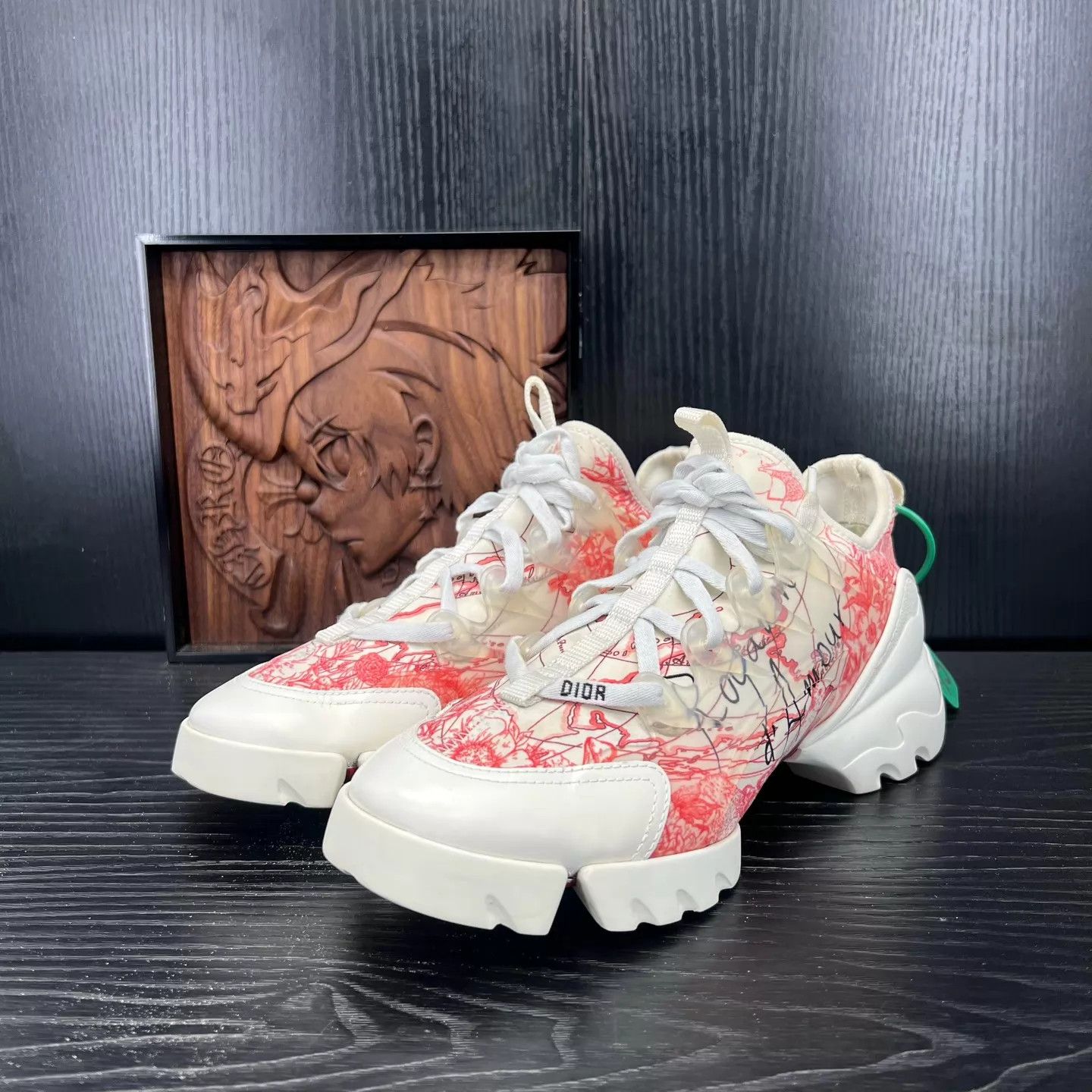 Dior DIOR D-Connect Red & White Size 39 Boxed New Size US 8.5 / IT 38.5 - 1 Thumbnail