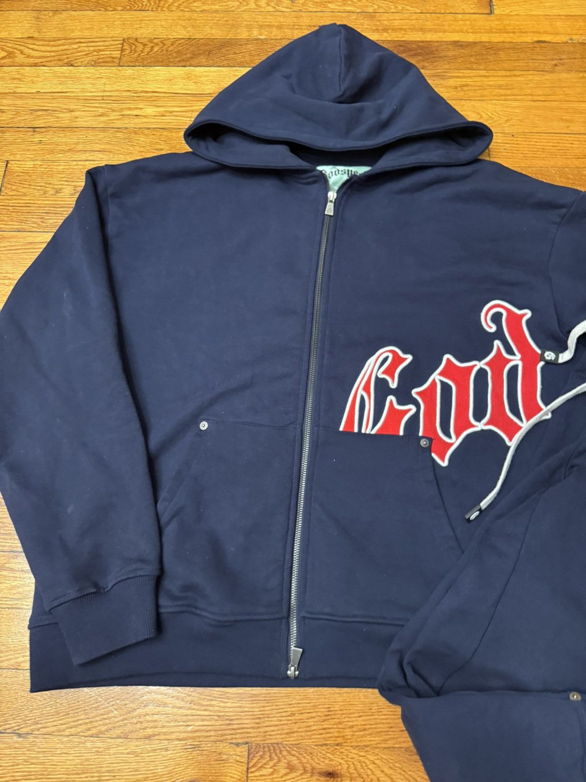 Godspeed GodSpeed Navy Blue Red Track Suit Size Medium Size US M / EU 48-50 / 2 - 3 Thumbnail