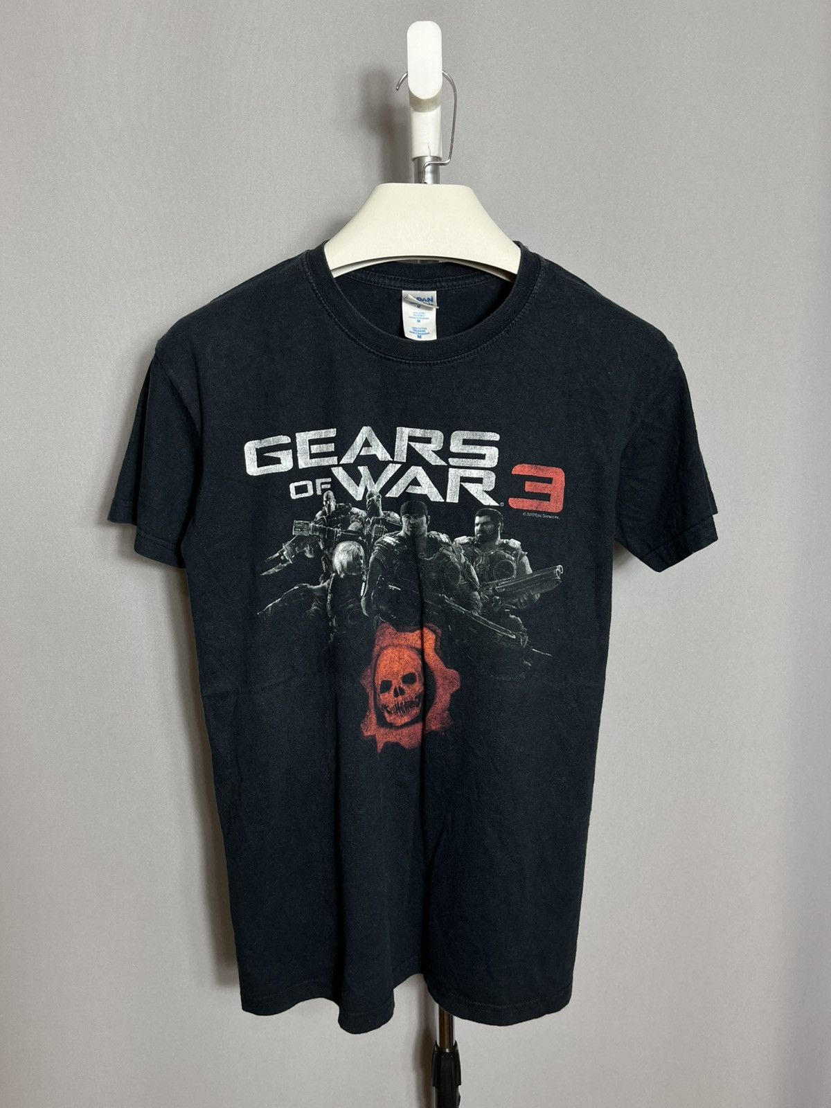 Gildan Gears Of War 3 Epic Games Promo T Shirt 2010 black cotton Size US M / EU 48-50 / 2 - 1 Thumbnail
