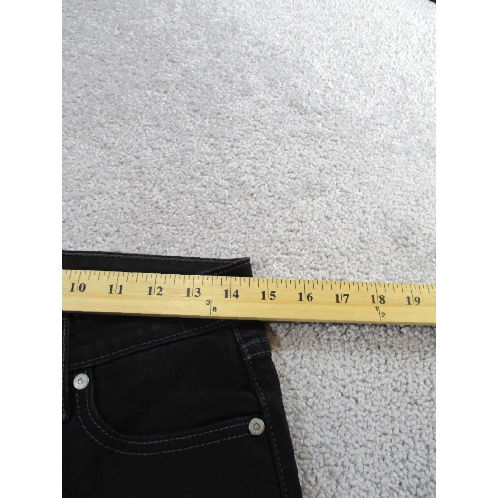 Levi's LEVI'S Jeans Womens 6 Black Denim Mid Rise Skinny Charcoal Wash Size 28" / US 6 / IT 42 - 7 Thumbnail