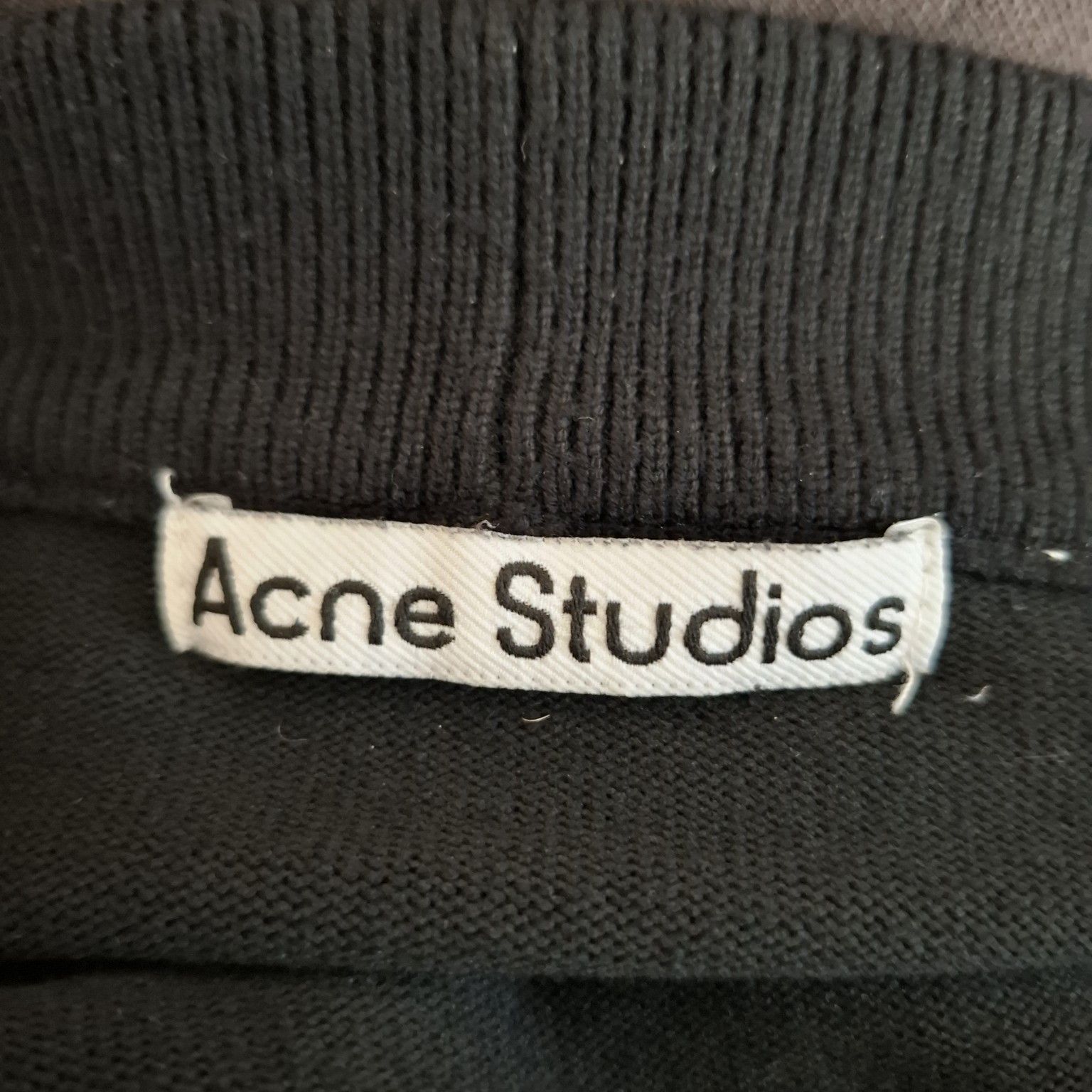 Acne Studios Acne Studios V-Neck Knit Sweater Black Oversized Boxy Size US XL / EU 56 / 4 - 5 Thumbnail