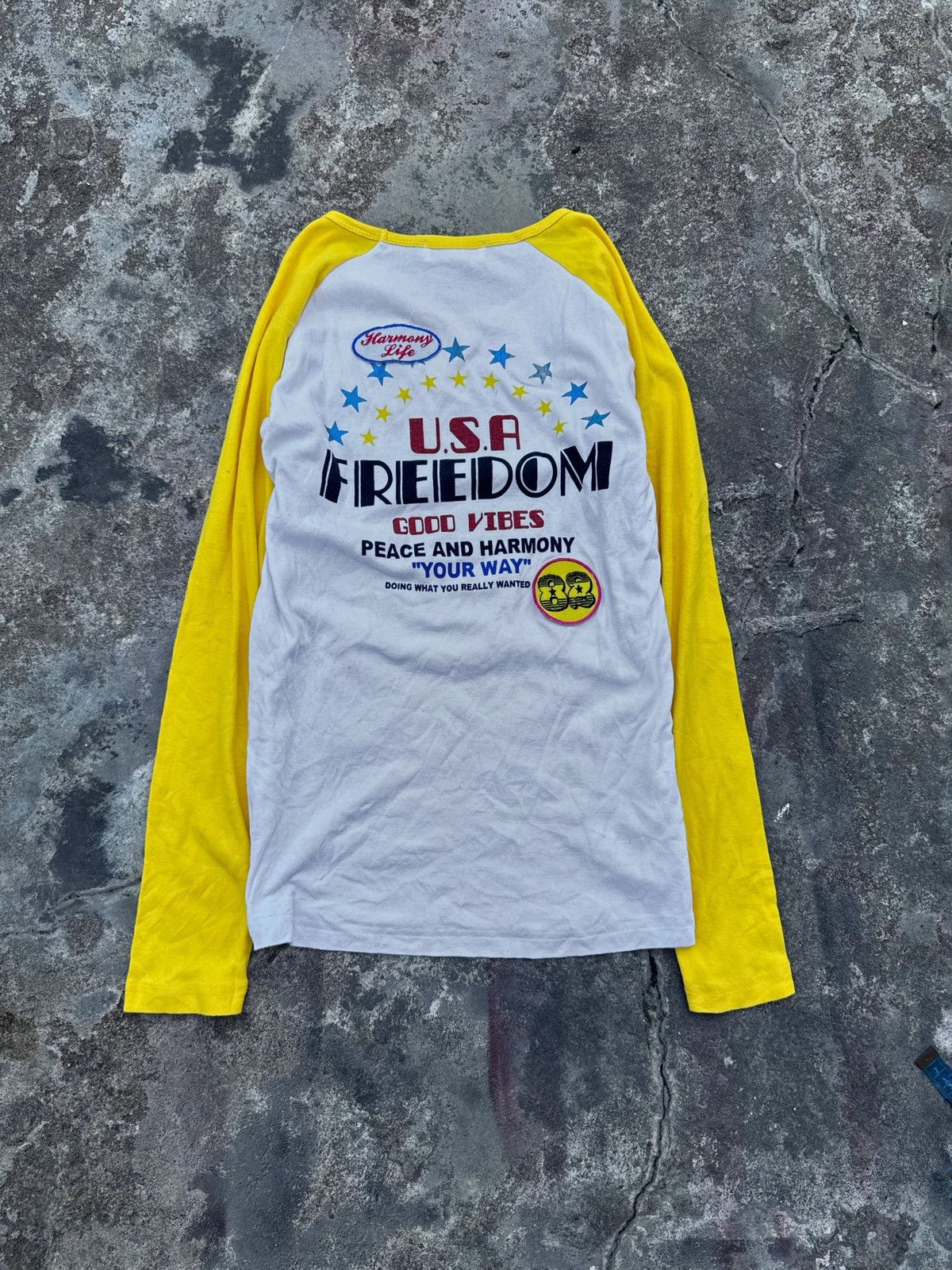 Hysteric Glamour 2000s Peace Jude Bloom California Long Sleeve Size US M / EU 48-50 / 2 - 2 Thumbnail