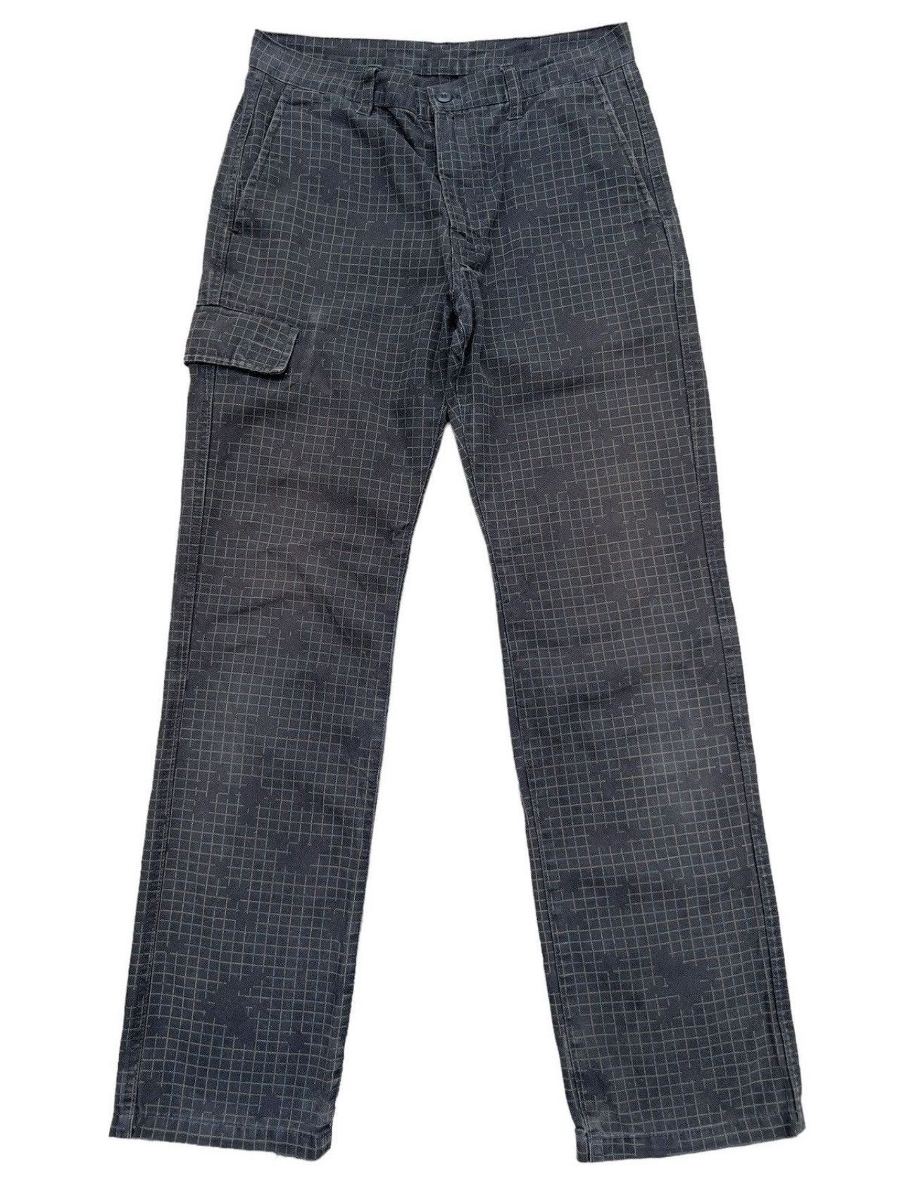 PPFM PPFM Japan Checkered Multipocket Black Pants 30x30.5 Size US 30 / EU 46 - 1 Thumbnail