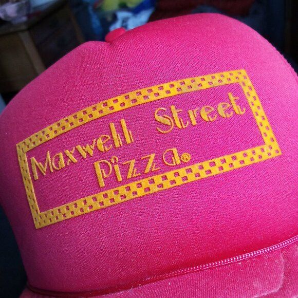 Vintage Deadstock Vintage Maxwell Street Pizza Trucker Hat Cap Size ONE SIZE - 2 Thumbnail