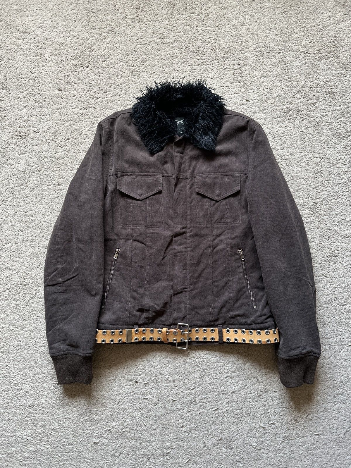 roarguns 2000s Roarguns Fur Trucker Jacket Size US M / EU 48-50 / 2 - 4 Thumbnail