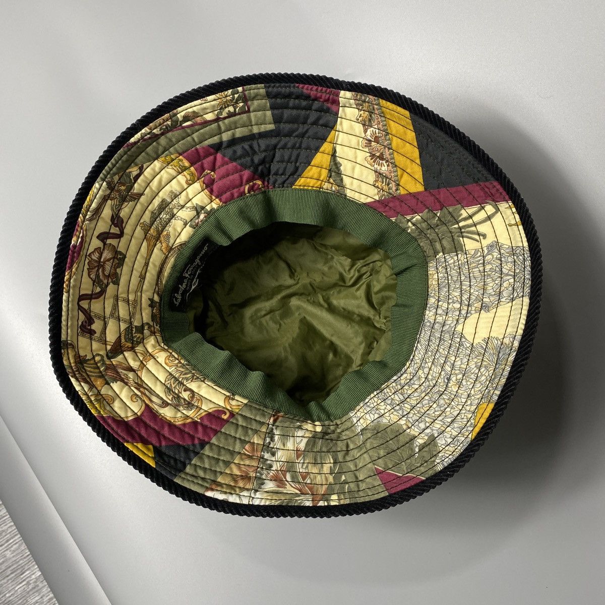 Salvatore Ferragamo Quilted Bucket Hat Size ONE SIZE - 5 Thumbnail