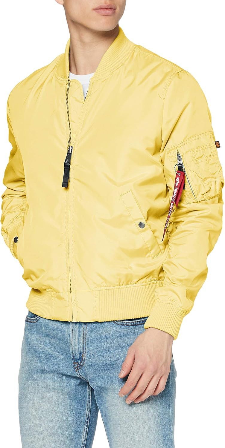 Alpha Industries Alpha Industries MA-1 Yellow Light Bomber Jacket Size L Size US L / EU 52-54 / 3 - 3 Thumbnail