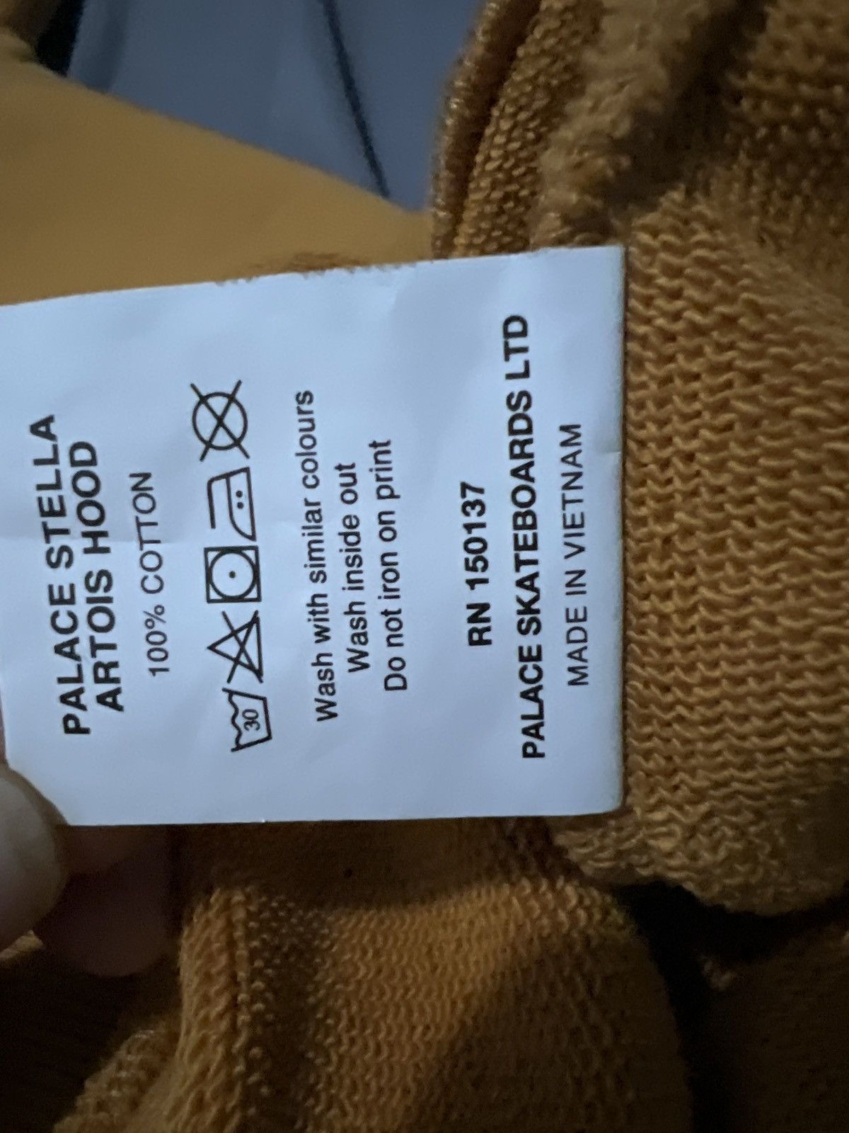 Palace Palace Stella Artois Hoodie Gold M Size US M / EU 48-50 / 2 - 2 Thumbnail