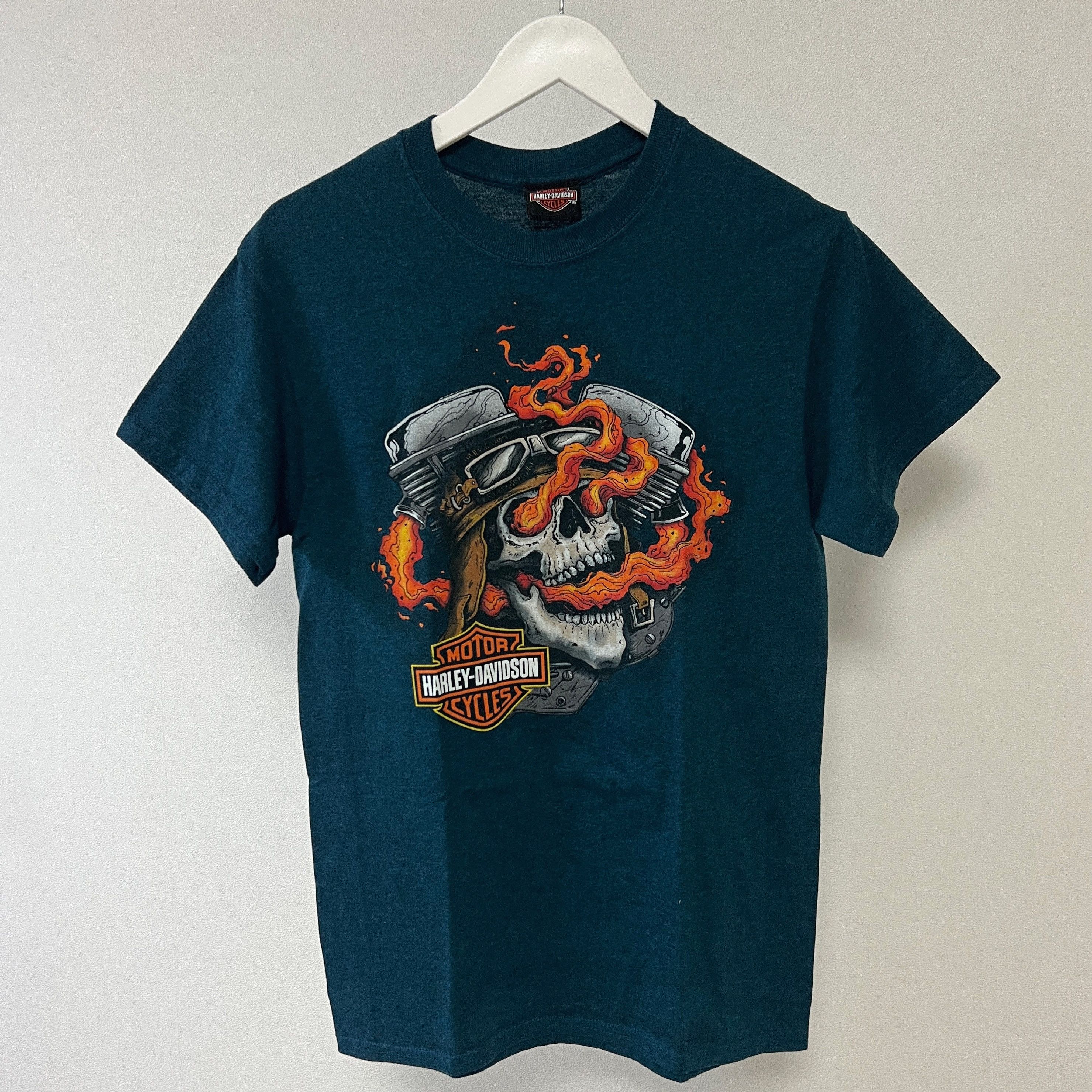 Harley Blue Flames | Grailed