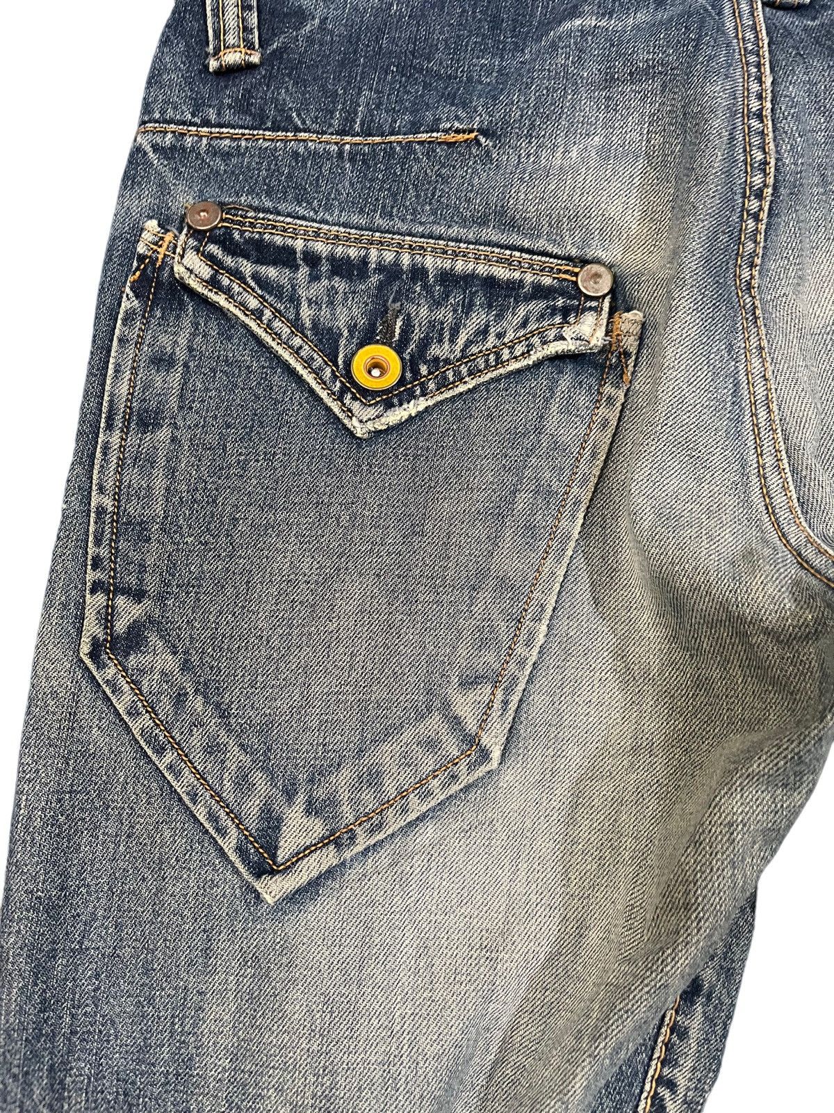 Japanese Brand × Spellbound × Vintage Vintage SpellBound Punk Curvy Leg Denim Size US 30 / EU 46 - 7 Thumbnail