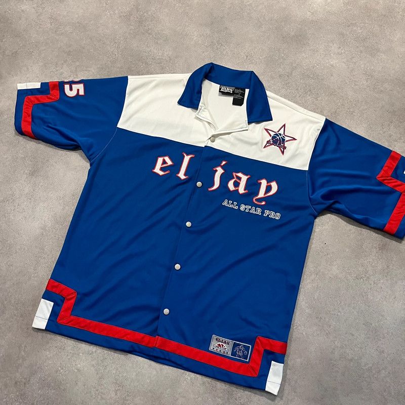 JNCO Vintage Hip Hop El Jay Jersey T-Shirt Retro Y2K 90s Oversize Size US L / EU 52-54 / 3 - 2 Thumbnail