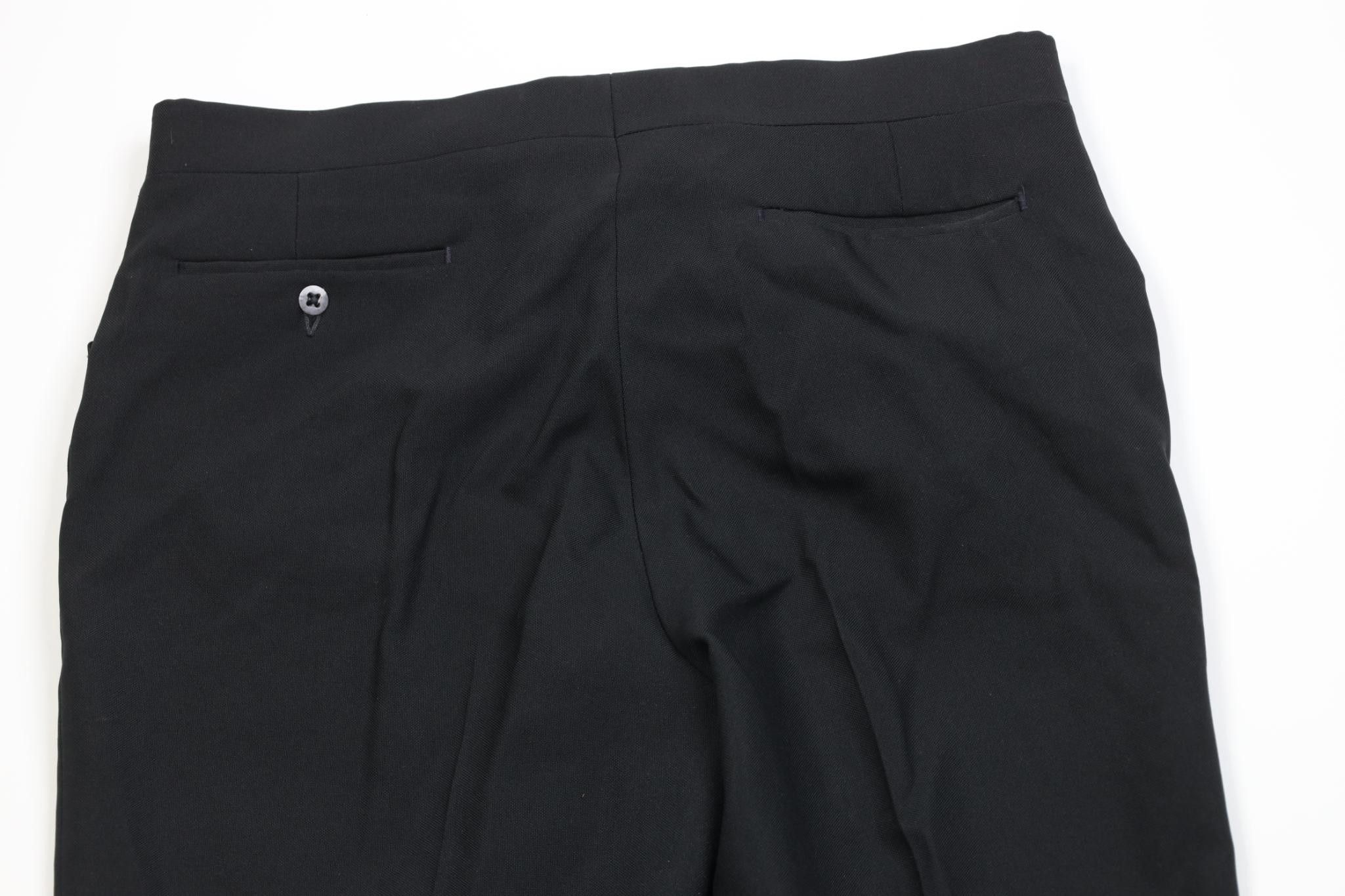 Vintage Vintage 70s Streetwear Flared Wide Leg Chino Pants Black USA Size US 36 / EU 52 - 13 Thumbnail
