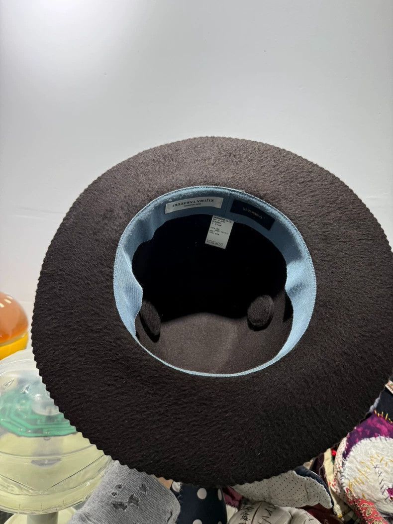 UNDERCOVER Horned Hat in Dark Brown