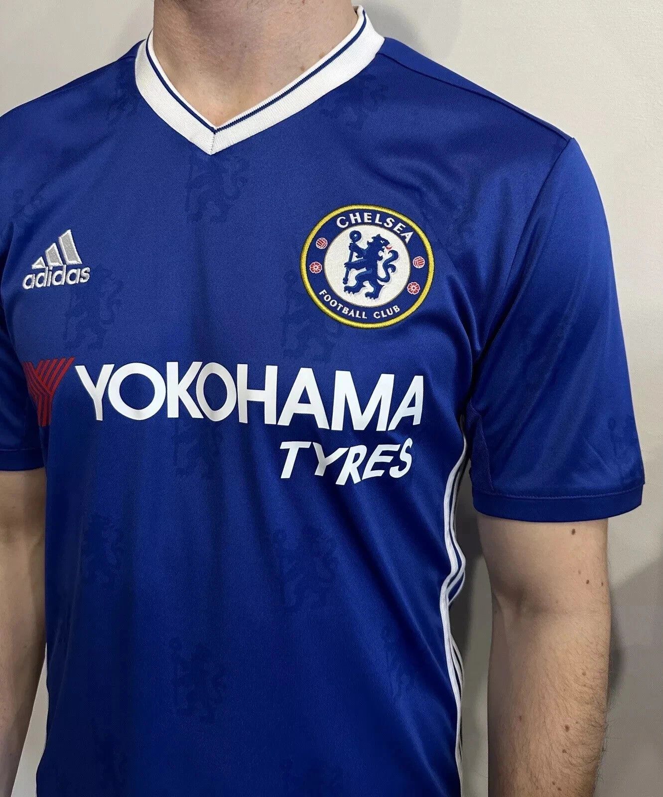Adidas FC CHELSEA 2016 2017 HOME JERSEY SHIRT SOCCER FOOTBALL MENS Size US S / EU 44-46 / 1 - 4 Thumbnail
