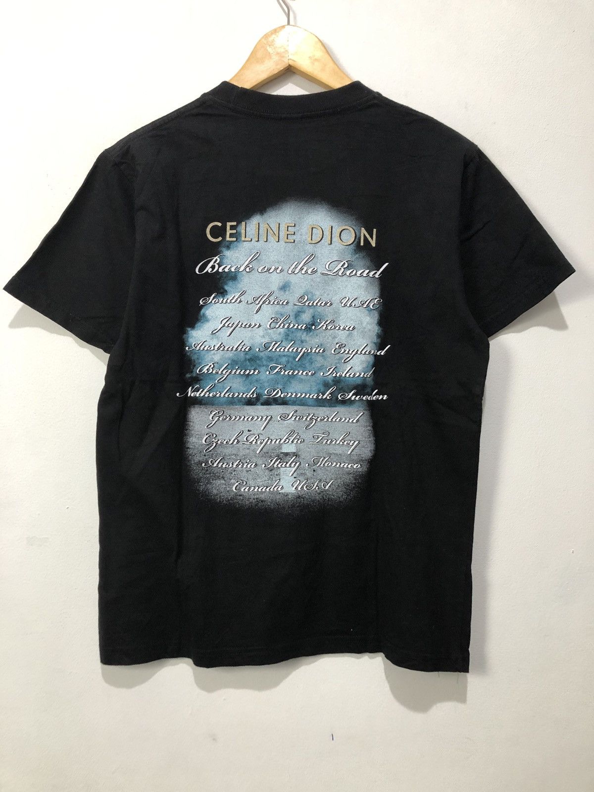Band Tees Celine Dion Back On The Road T-Shirt Size US M / EU 48-50 / 2 - 3 Thumbnail