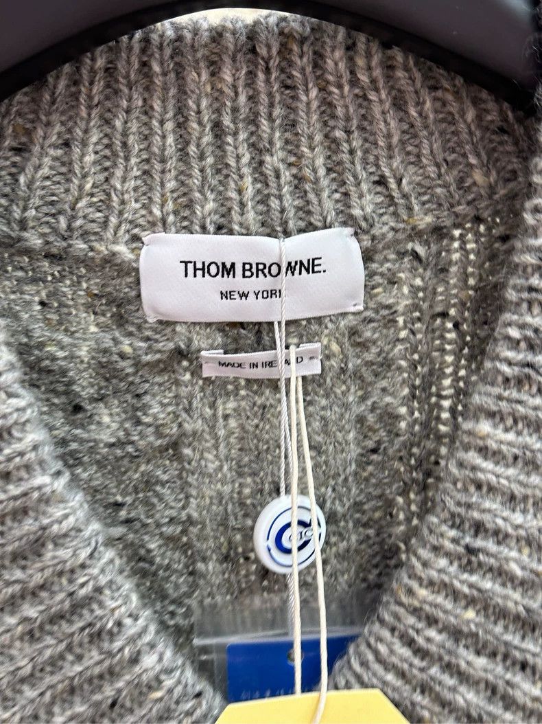 Thom Browne Thom Browne Gray wool knit vest Size US M / EU 48-50 / 2 - 5 Thumbnail