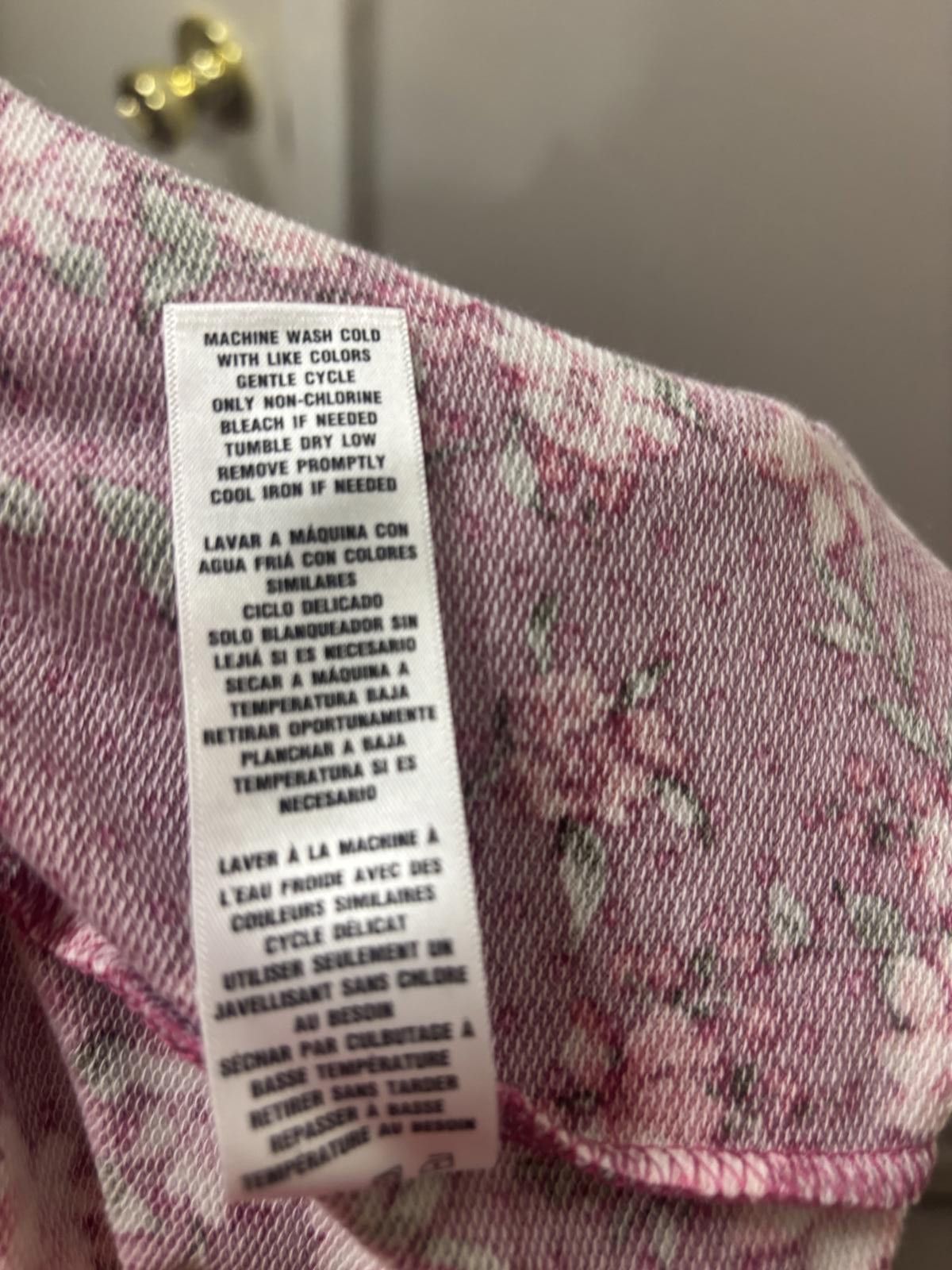 Designer Lacey Chabert Floral Print Lounge Pants with Drawstring Size ONE SIZE - 6 Thumbnail