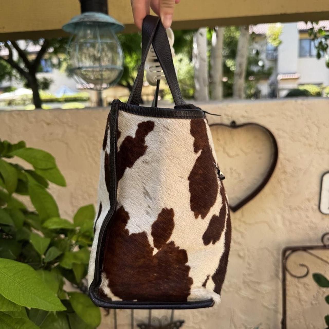 Furla Furla Mini Cow Hide & Leather Tote Size ONE SIZE - 4 Thumbnail