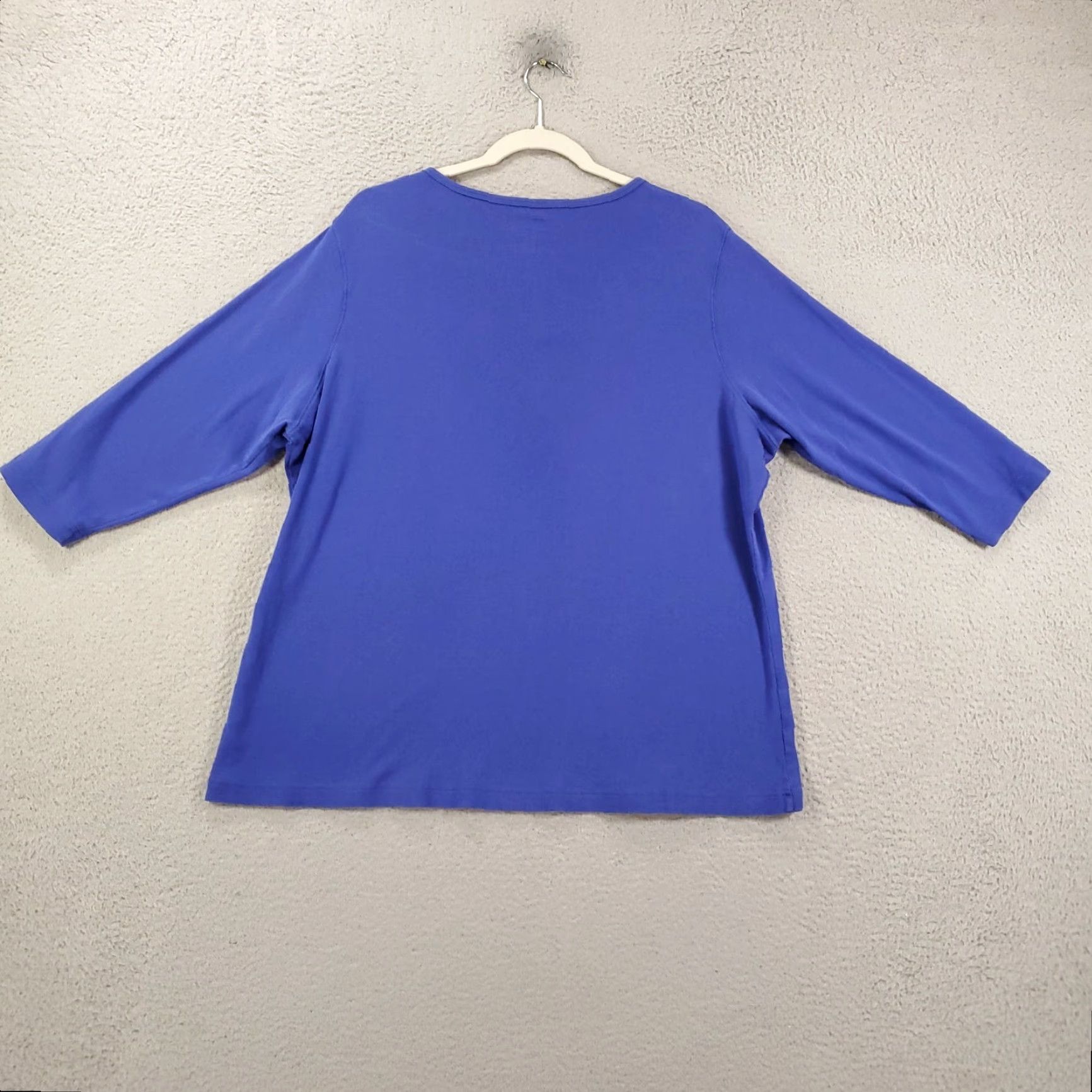 Vintage DULUTH TRADING Women's 2XL Purple Long Sleeve Henley Pullover Casual Shirt Size XXL / US 16-18 / IT 52-54 - 8 Thumbnail