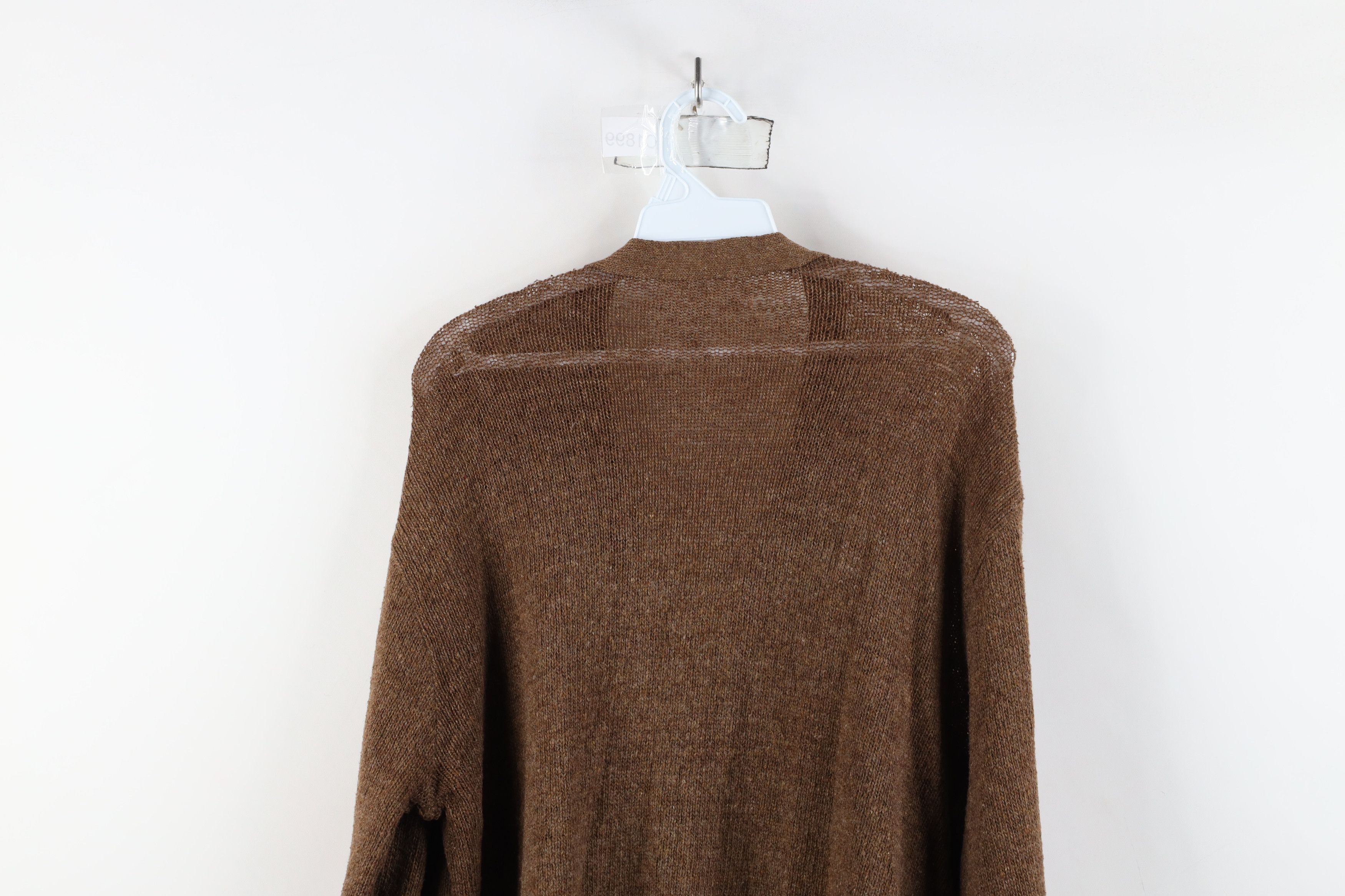 Vintage Vintage 50s 60s Streetwear Shetland Knit Cardigan Sweater Size US L / EU 52-54 / 3 - 11 Thumbnail