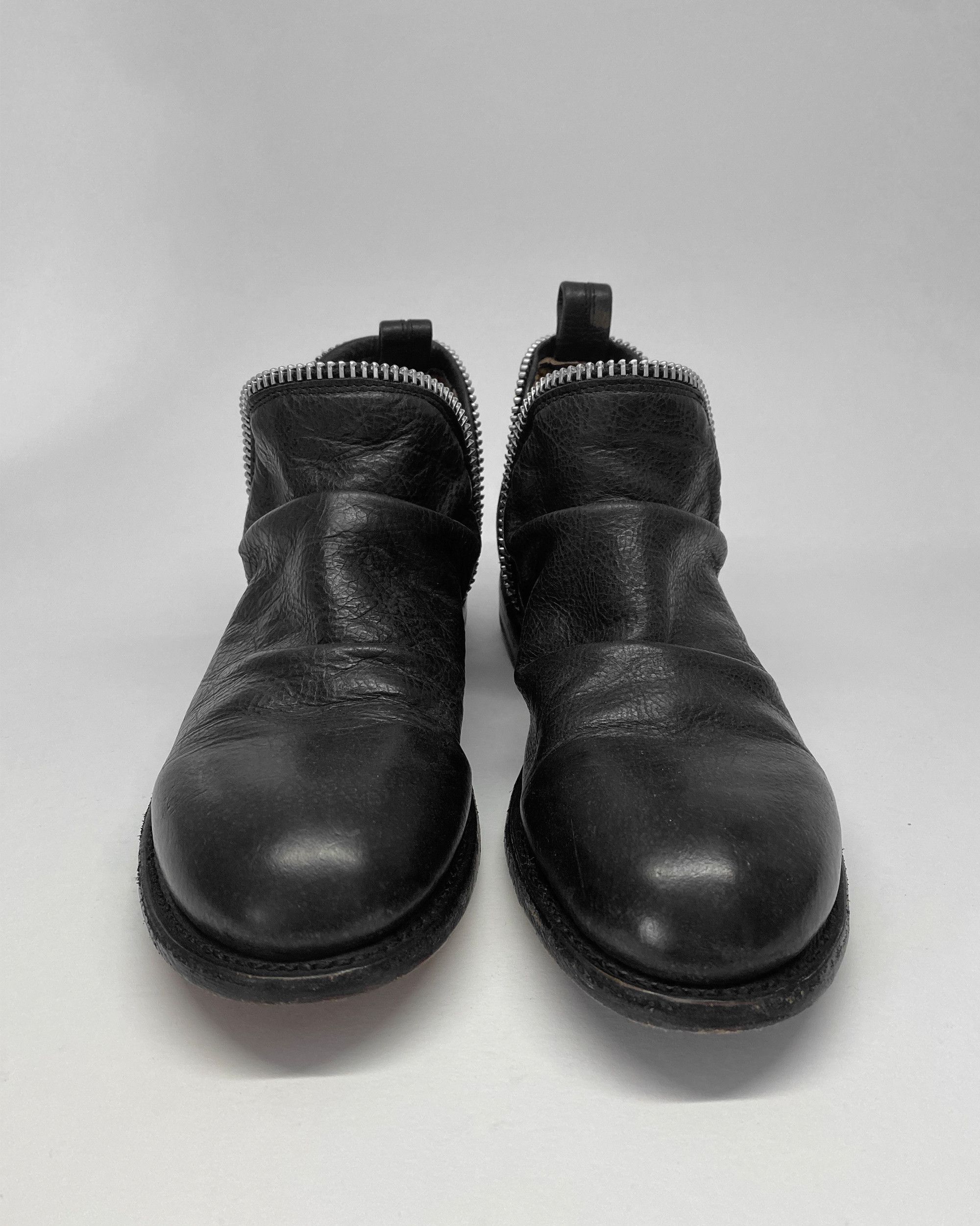 John Fluevog 1990s Zip Leather Shoes Size US 8 / IT 38 - 2 Thumbnail