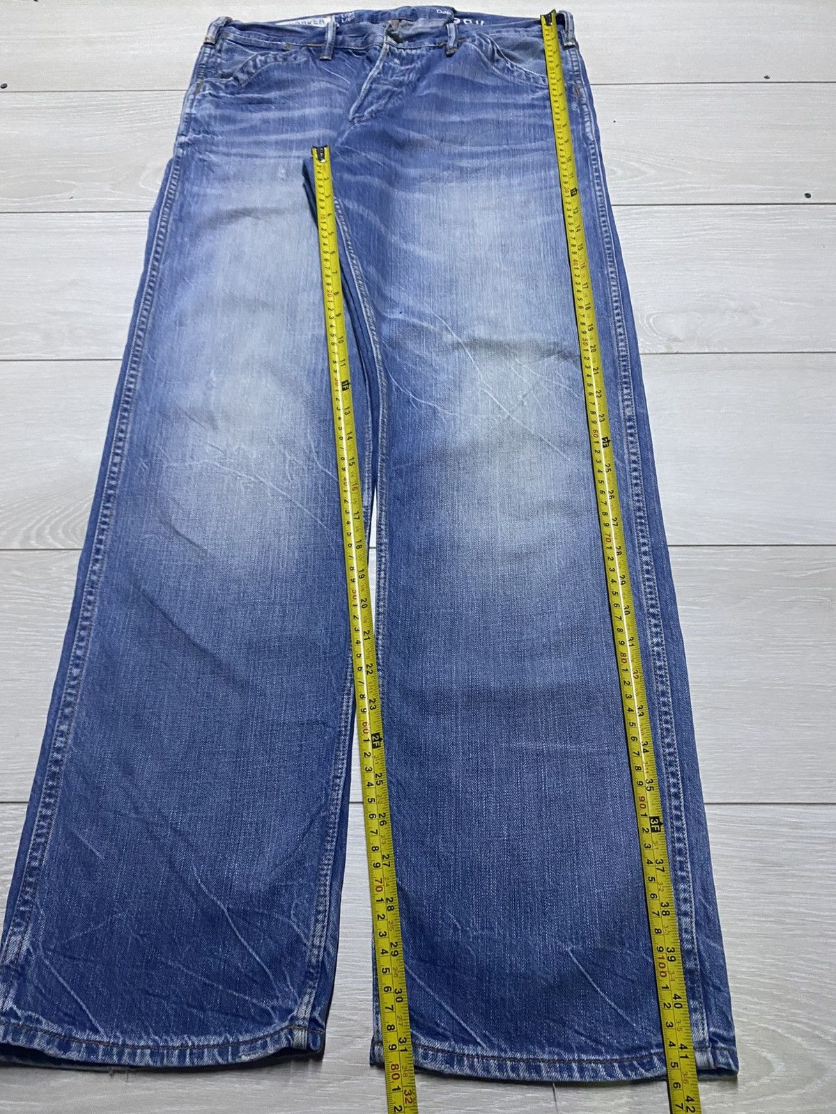 Gap Vintage Gap Denim Buckle Back Faded Loose Jeans Size US 32 / EU 48 - 12 Thumbnail