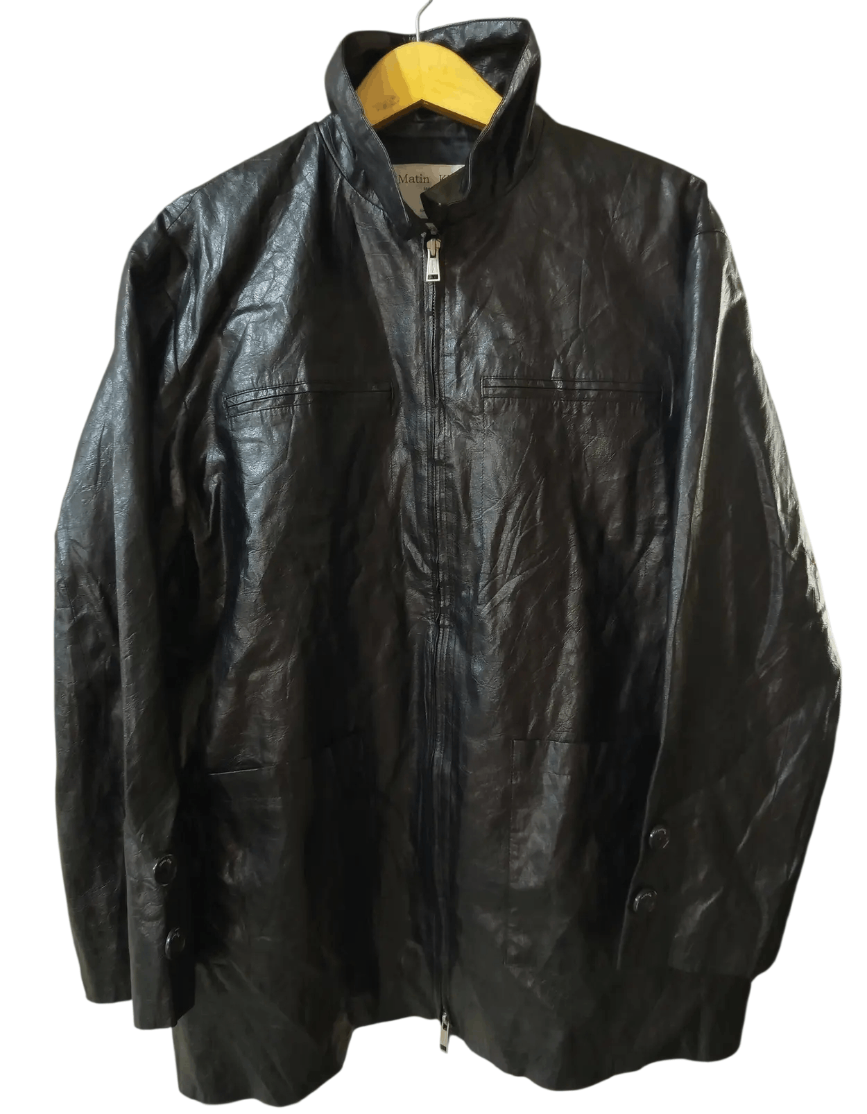 Matin Kim Matin Kim Oversized Faux Leather Jacket Size US XL / EU 56 / 4 - 3 Thumbnail