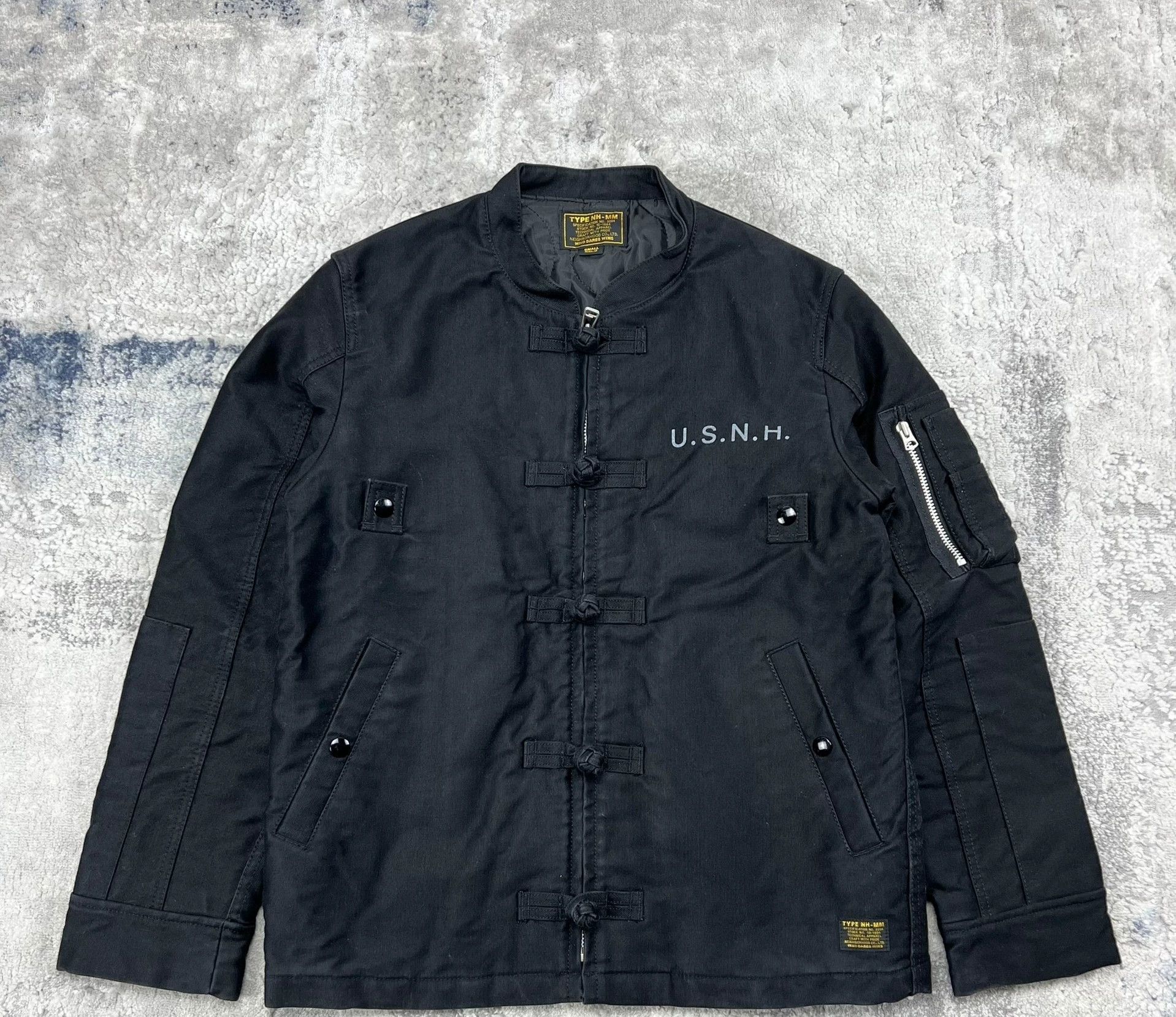 Neighborhood black cotton military-style jacket Size US S / EU 44-46 / 1 - 1 Thumbnail