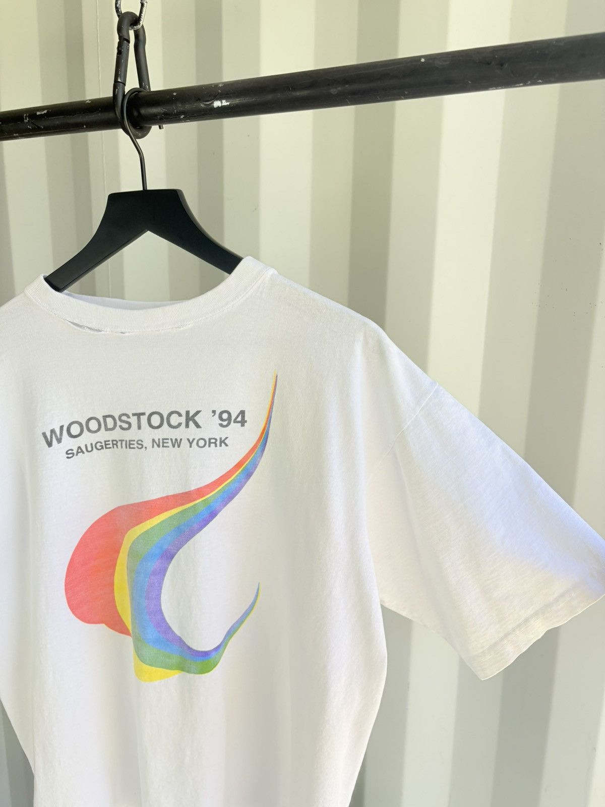 Band Tees Thrashed Woodstock 94 Band Faded Distressed ERD Grunge Size US XL / EU 56 / 4 - 4 Thumbnail