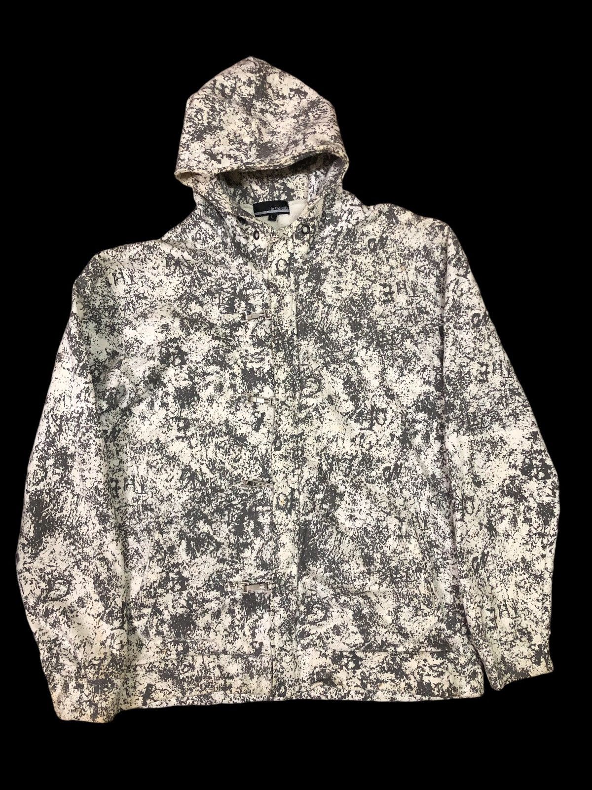 In The Attic In the attic marble print Rusty mUd hooded jacket Size US M / EU 48-50 / 2 - 1 Thumbnail