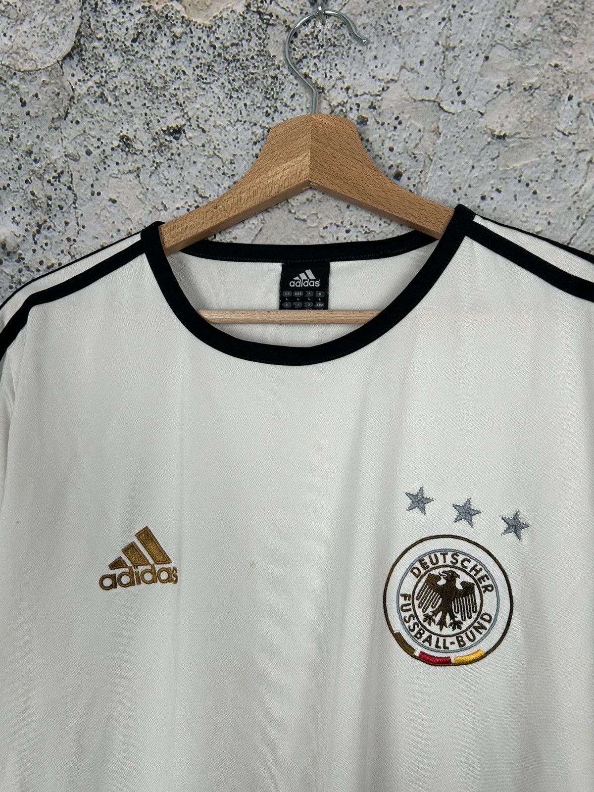 Adidas Vintage Germany Soccer Jersey 2003 Football Adidas Size US L / EU 52-54 / 3 - 3 Thumbnail
