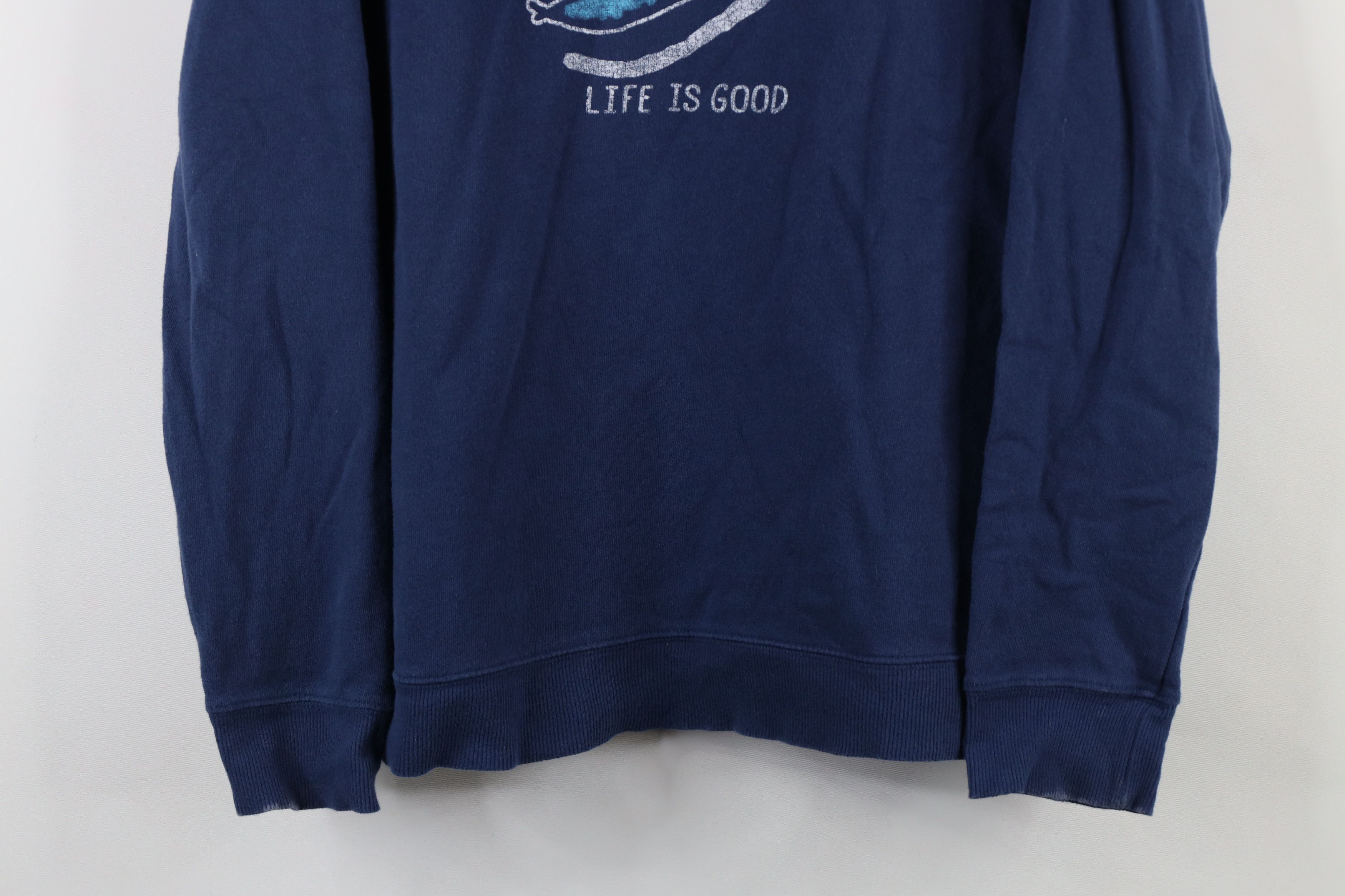 Life is Good × Vintage Life Is Good Fit Sledding Dog Crewneck Sweatshirt Blue Size L / US 10 / IT 46 - 3 Thumbnail