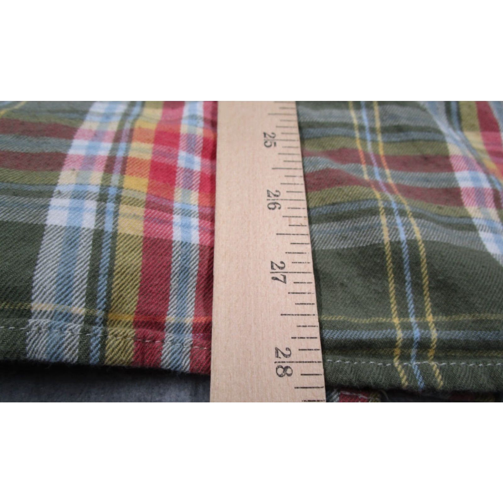 Ralph Lauren Denim & Supply Ralph Lauren Shirt Mens XL Green Plaid Button-Up Workwear Short Sleeve Size US XL / EU 56 / 4 - 7 Thumbnail