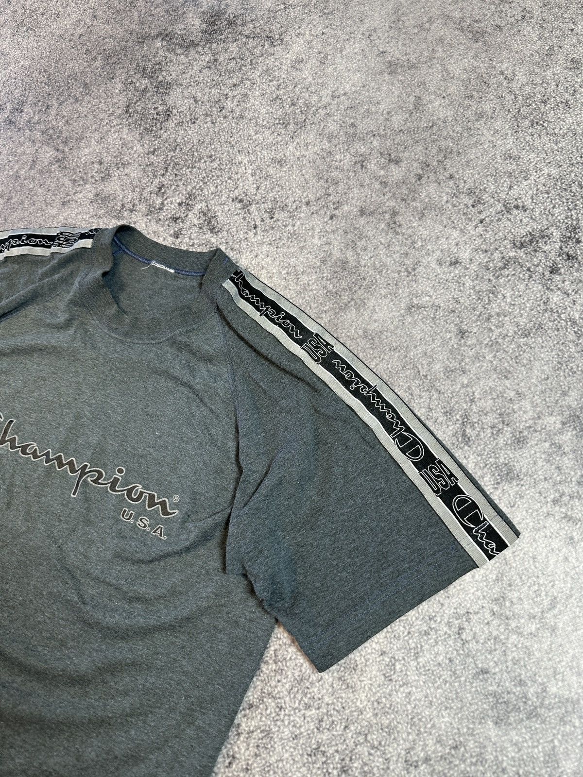 Champion × Vintage Champion USA Lampas Big Logo T-shirt Streetwear Rare M Style Size US M / EU 48-50 / 2 - 4 Thumbnail