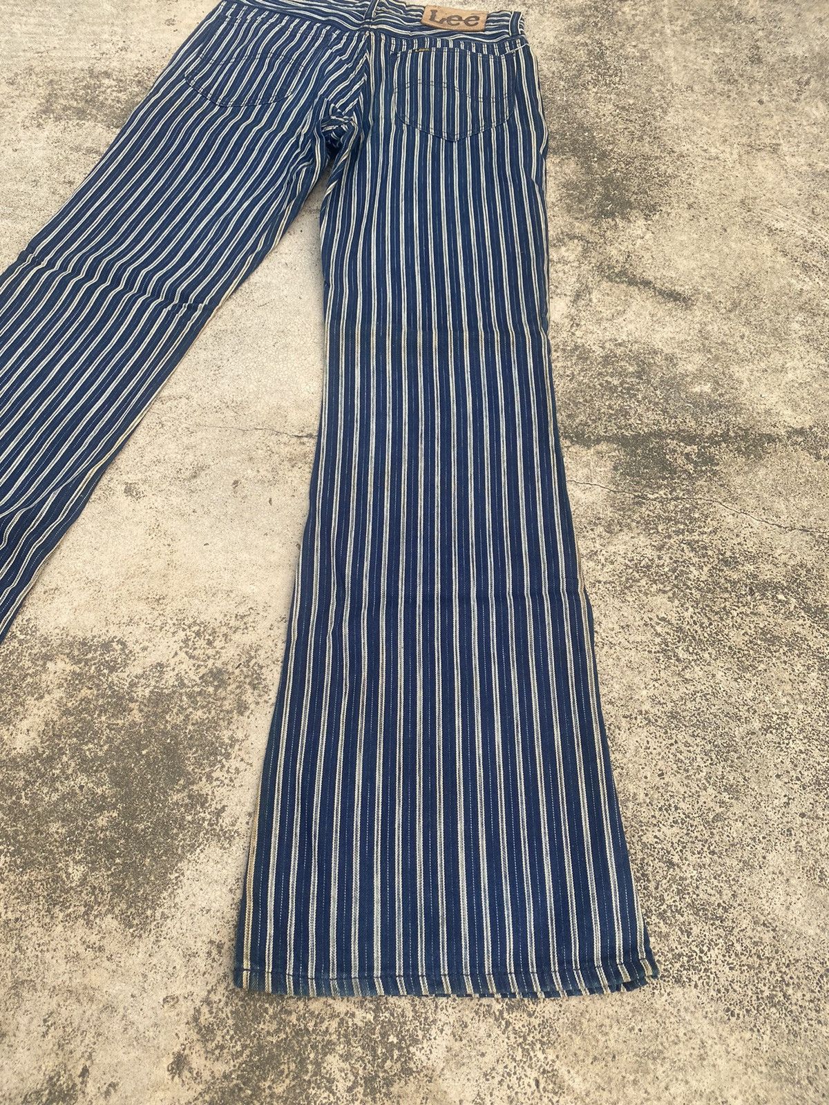 Lee × Vintage Vintage Flare Jeans Lee Hikory Sanforized Shrunk Size US 30 / EU 46 - 15 Thumbnail