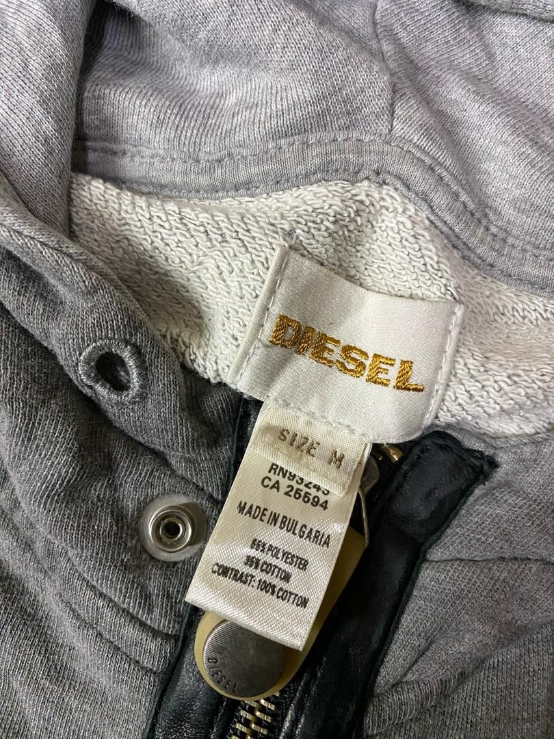 Diesel × Japanese Brand Vintage Diesel Zipper Hoodie Size US M / EU 48-50 / 2 - 6 Thumbnail