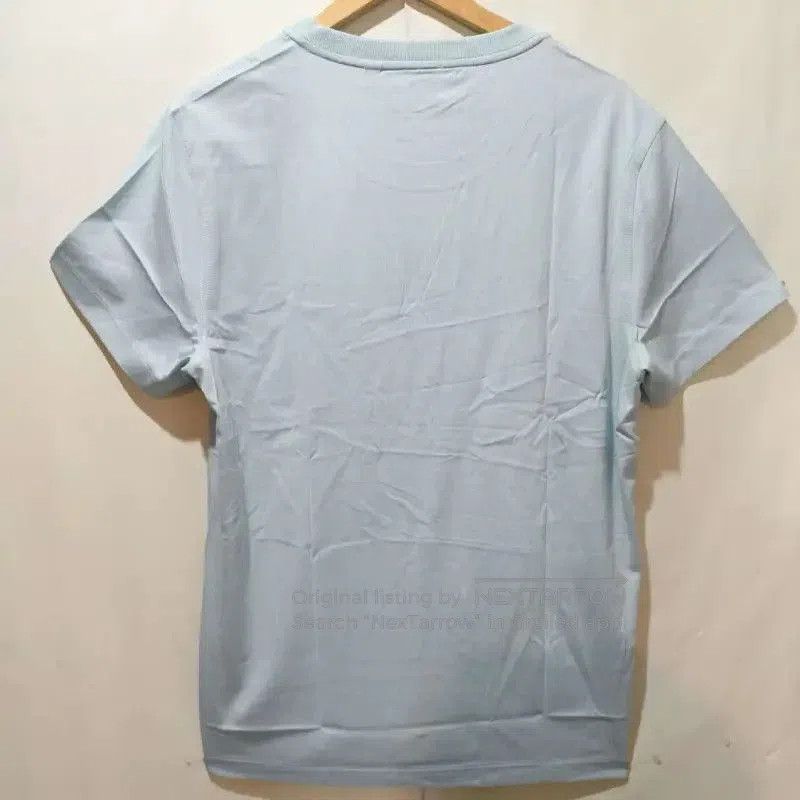 Burberry Burberry Light Blue Embroidered Short Sleeve T-Shirt. Size XXS / US 00 / IT 34 - 2 Thumbnail