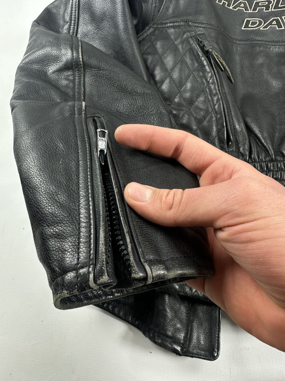 Harley Davidson Harley-Davidson Genuine Leather Moto Jacket Size L / US 10 / IT 46 - 10 Thumbnail