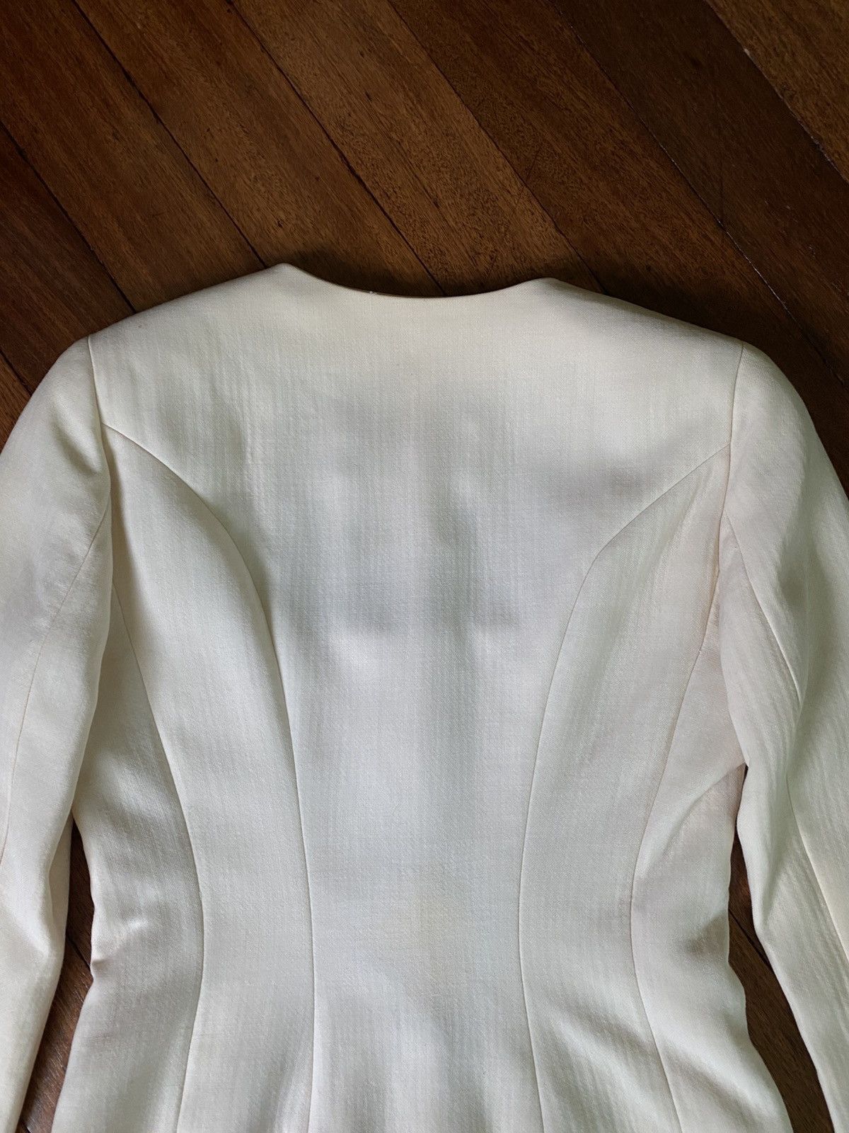 Balenciaga A/W 1992 Archive Balenciaga Ledix Rectangle Neck Jacket Size S / US 4 / IT 40 - 23 Thumbnail