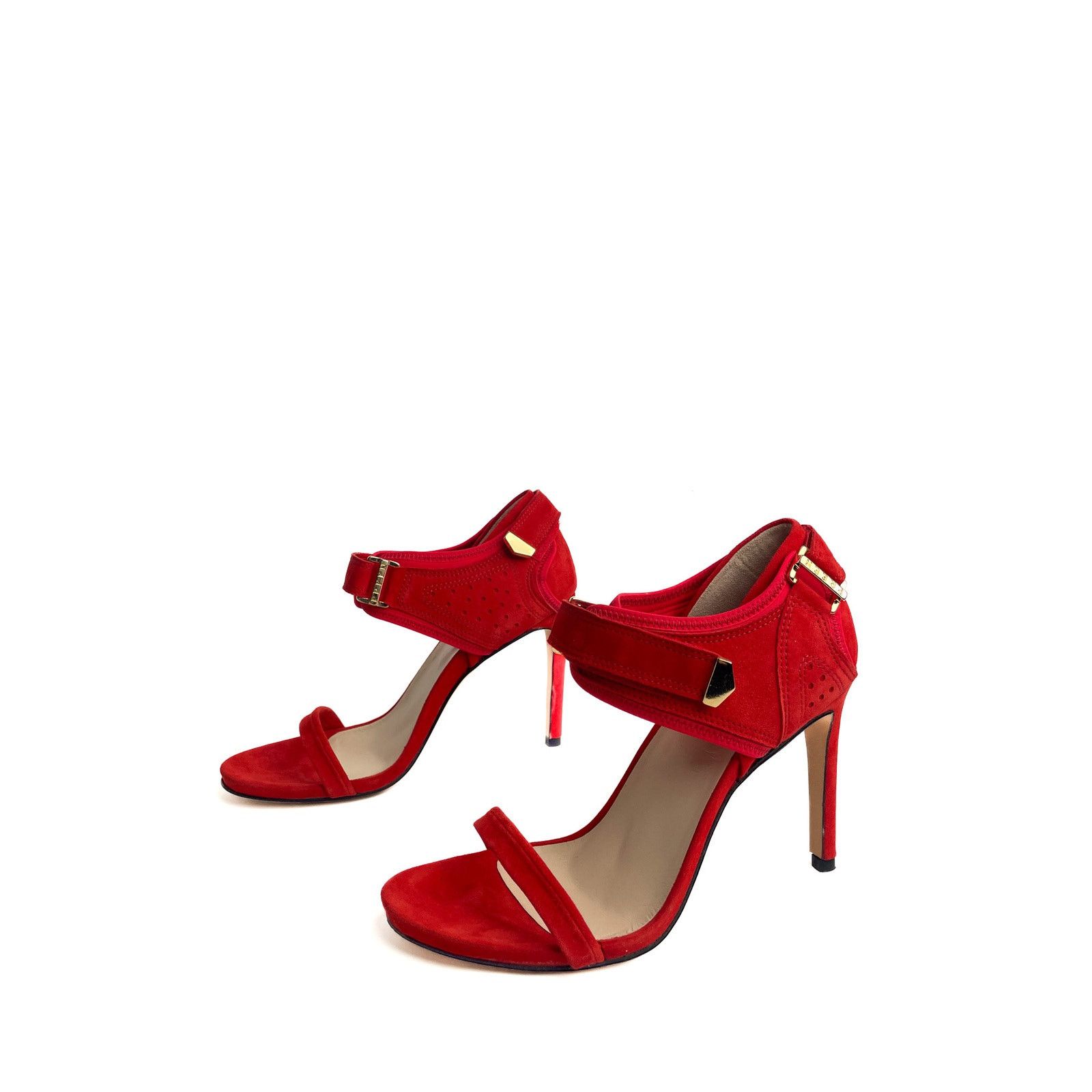 Preen by Thornton Bregrazzi Red Heels Size US 7 / IT 37 - 5 Thumbnail