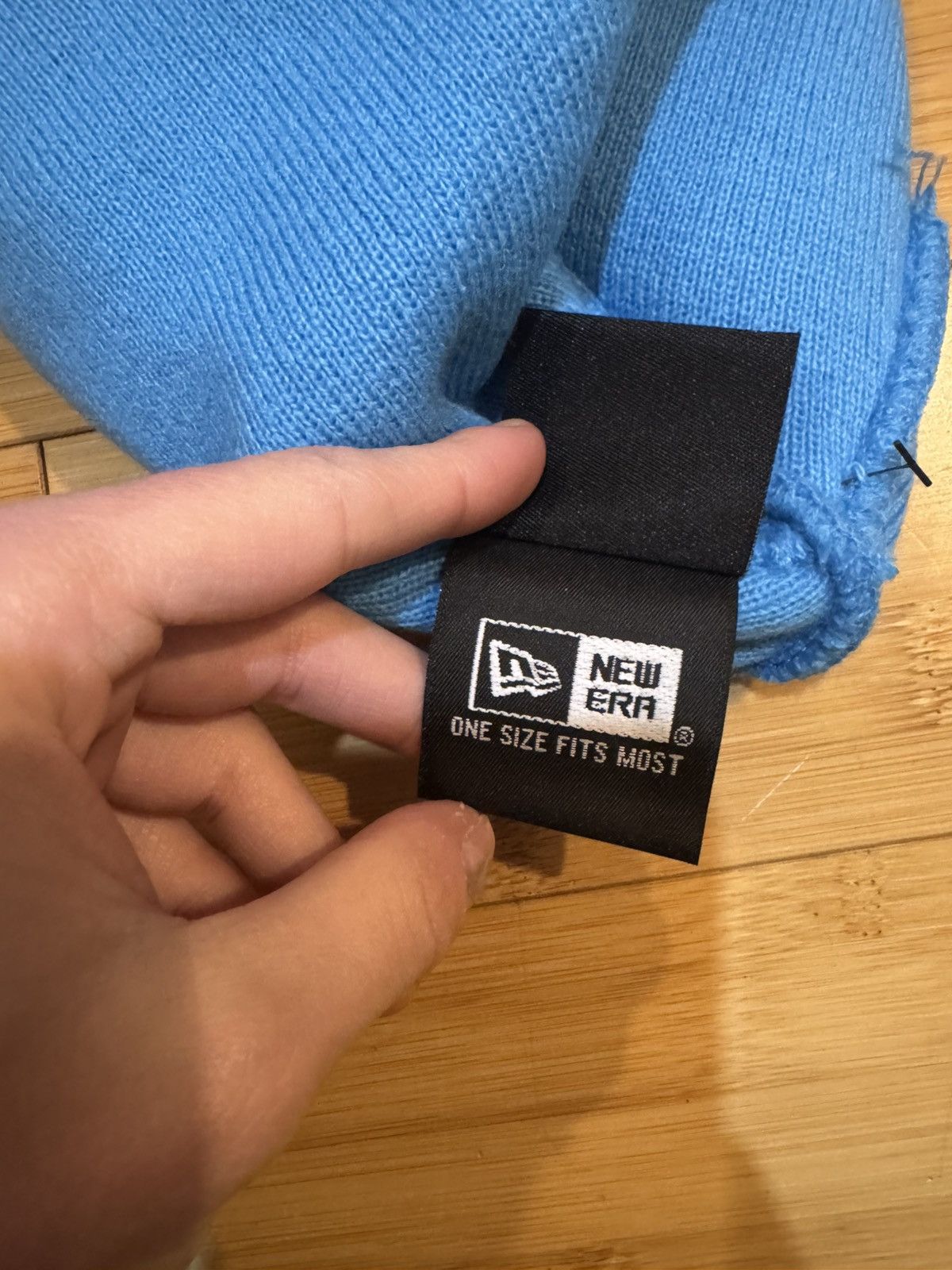 Supreme Supreme New Era Box Logo Beanie Cyan Size ONE SIZE - 4 Thumbnail