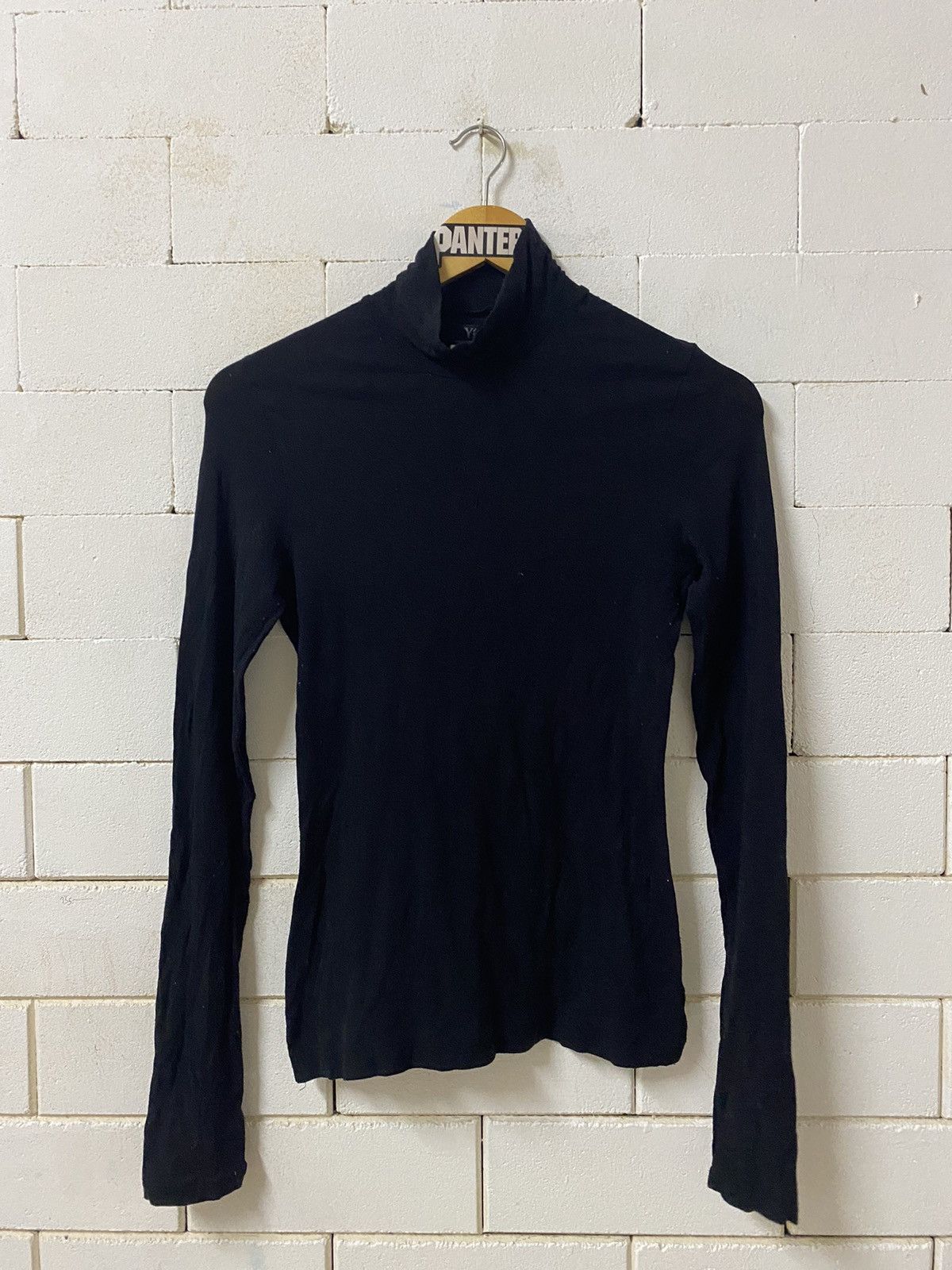 image of Y’S Yohji Yamamoto Strechable Longsleeve Shirt in Black, Women's