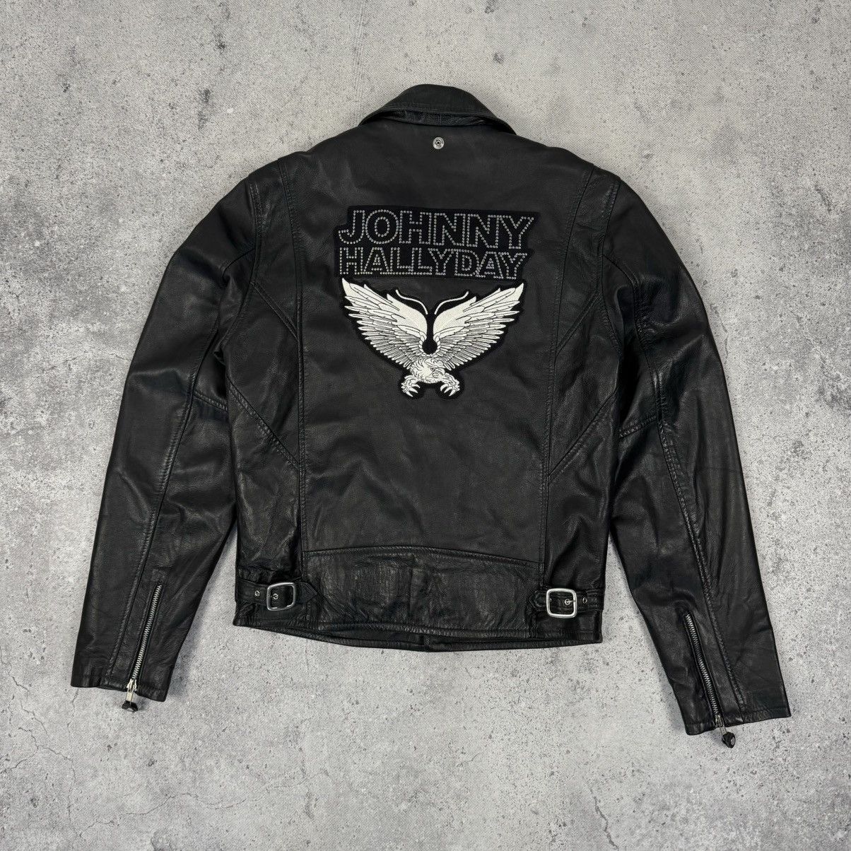 Schott Rare Schott Perfecto Johnny Hallyday Leather Biker Jacket Size US M / EU 48-50 / 2 - 3 Thumbnail
