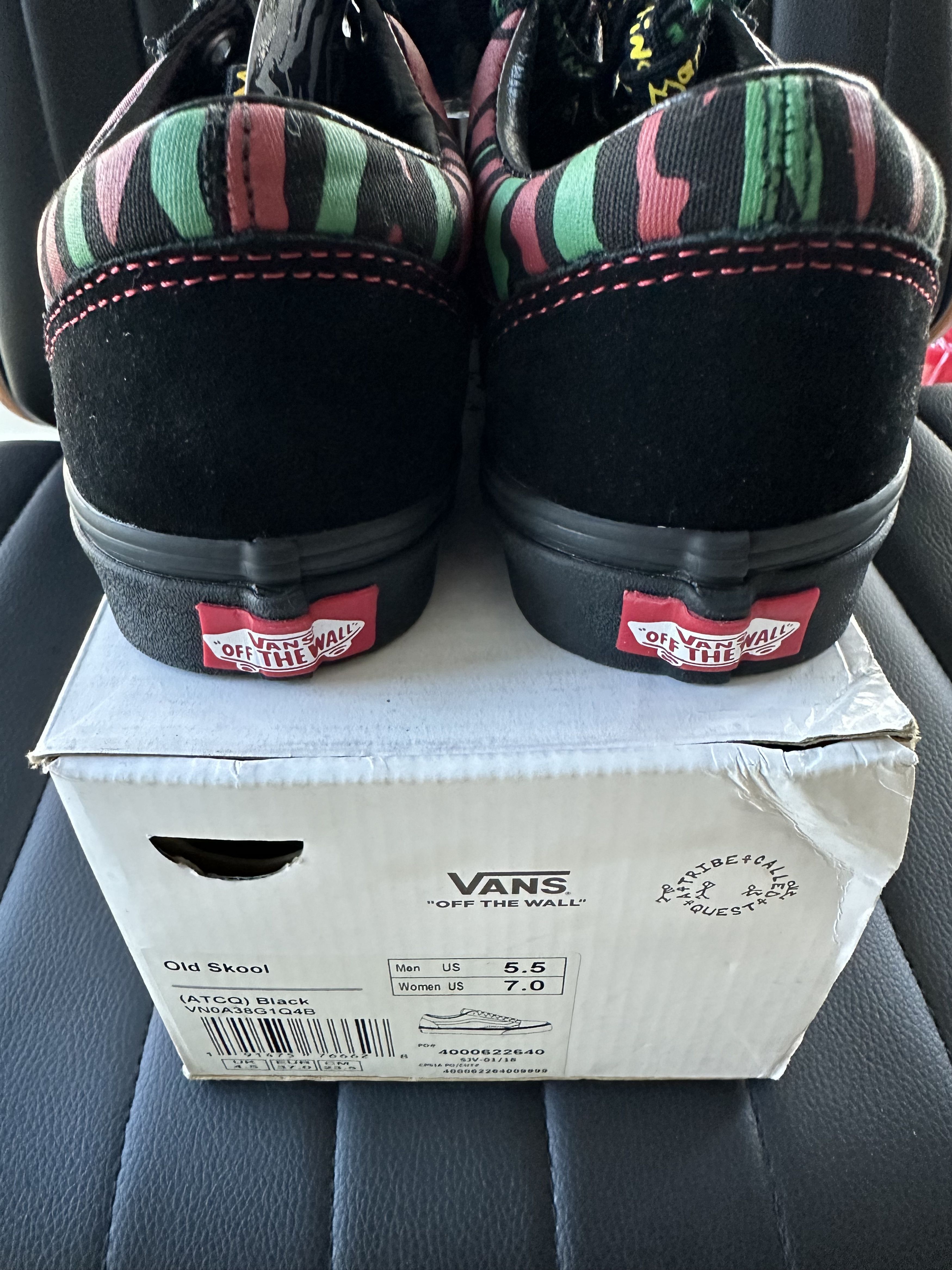 Vans VANS X A TRIBE CALLED QUEST BLACK DS Size US 5.5 / EU 38 - 5 Thumbnail